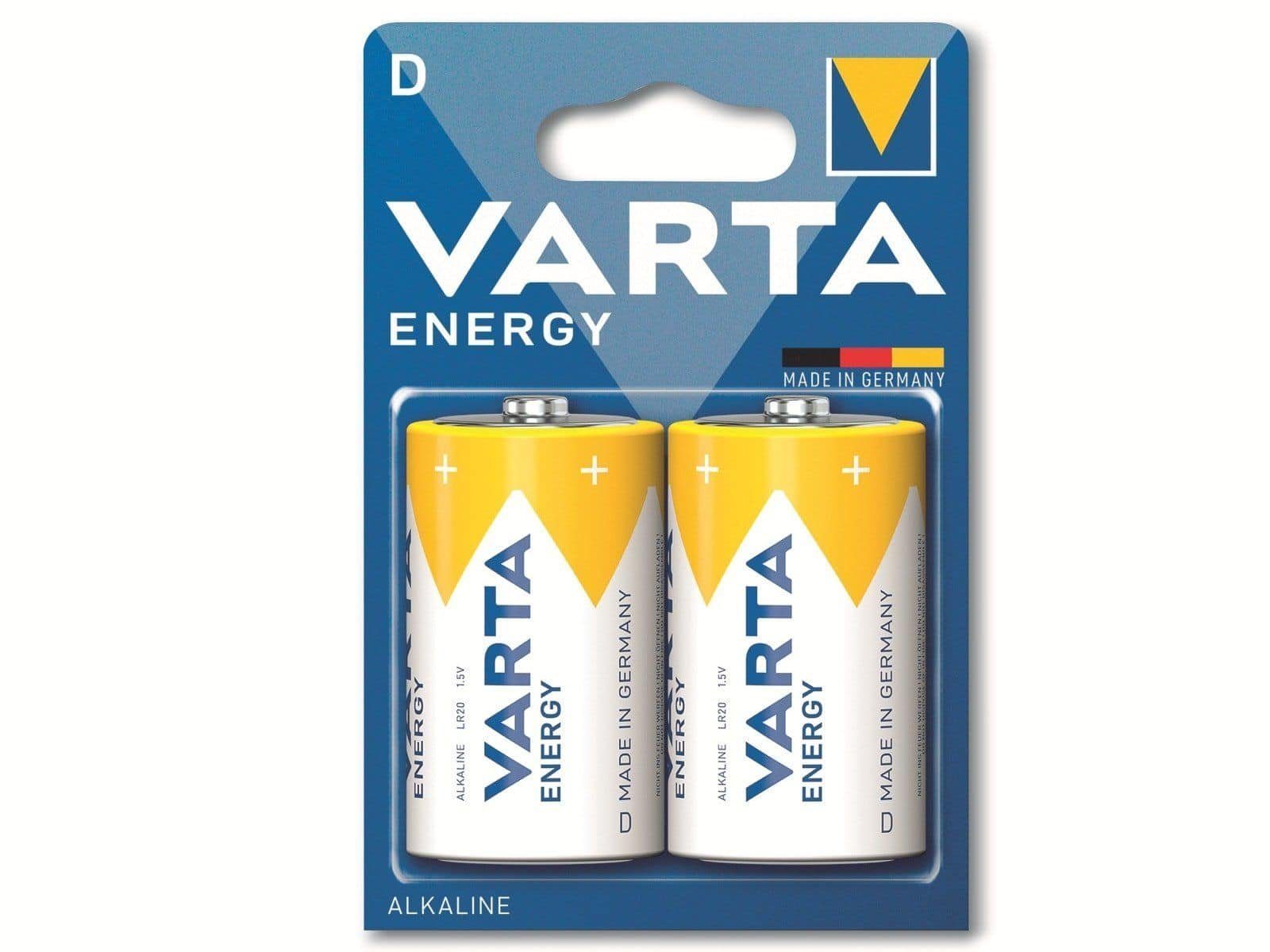 VARTA Alkaline, Batterie Mono, D, 1.5V VARTA Batterie LR20,