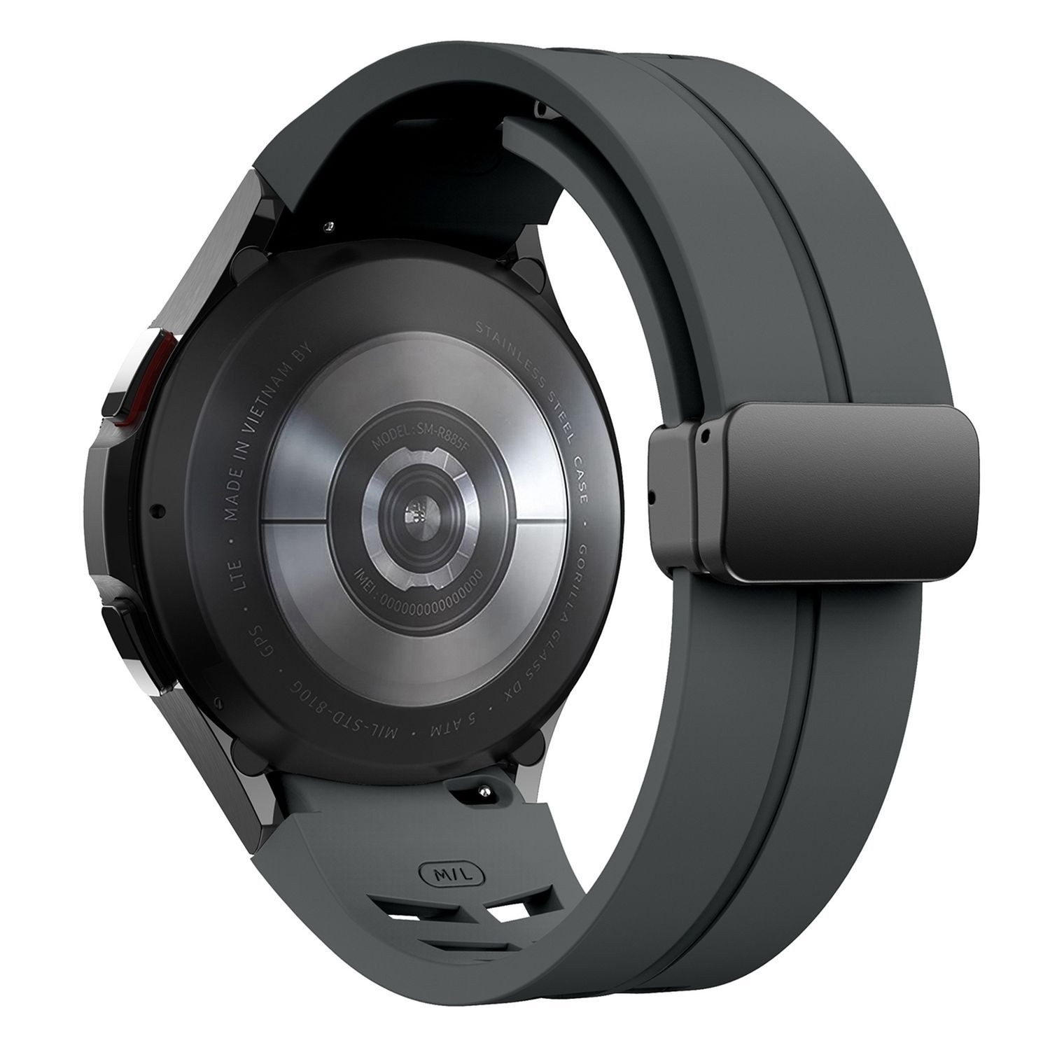 Wigento Smartwatch-Armband Für Samsung Galaxy Watch FE / 6 / 5 / 4 40mm Sil günstig online kaufen