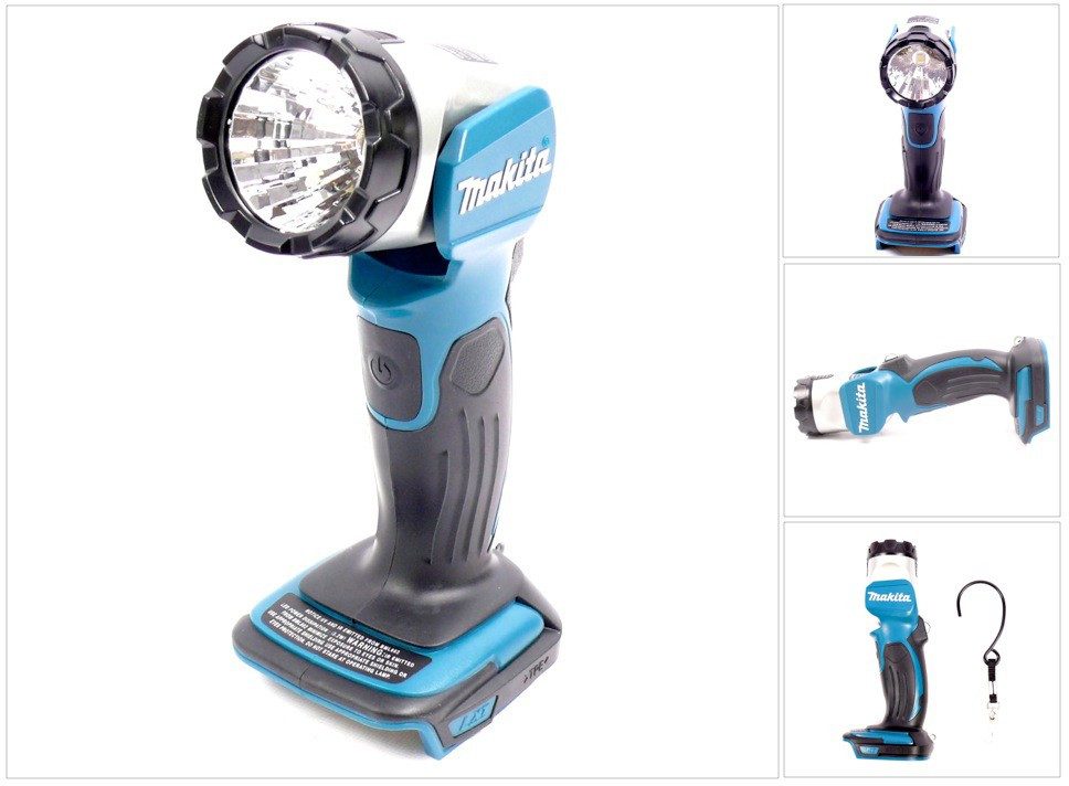 Makita Baustrahler BML 802 Akku Lampe für 14,4 und 18V Akkus Solo - ohne Akku, ohne Lade