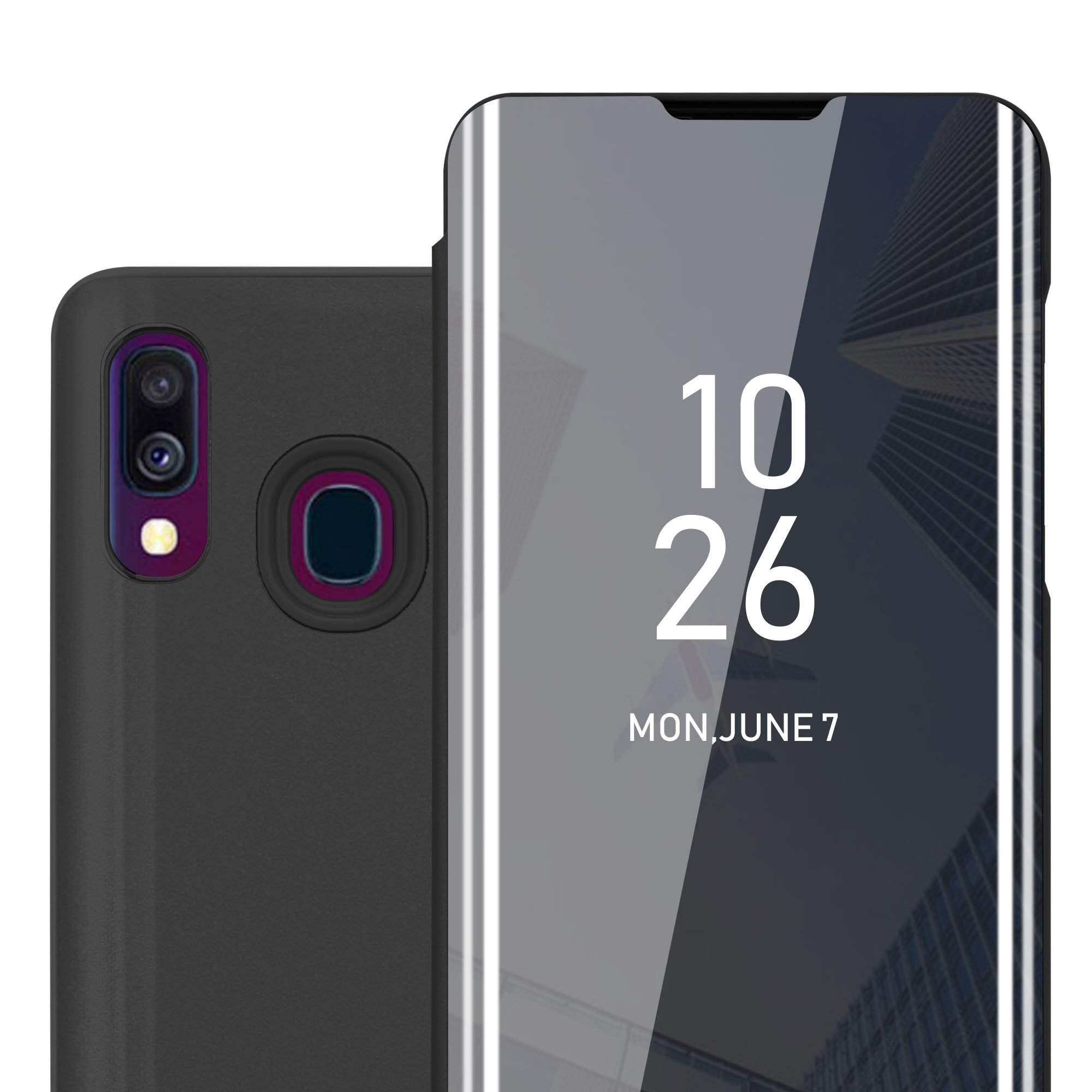 Cadorabo Handyhülle für Samsung Galaxy A40 Hülle Samsung Galaxy A40, Klappbare Handy Schutzhülle - Hülle - mit Standfunktion und Kartenfach