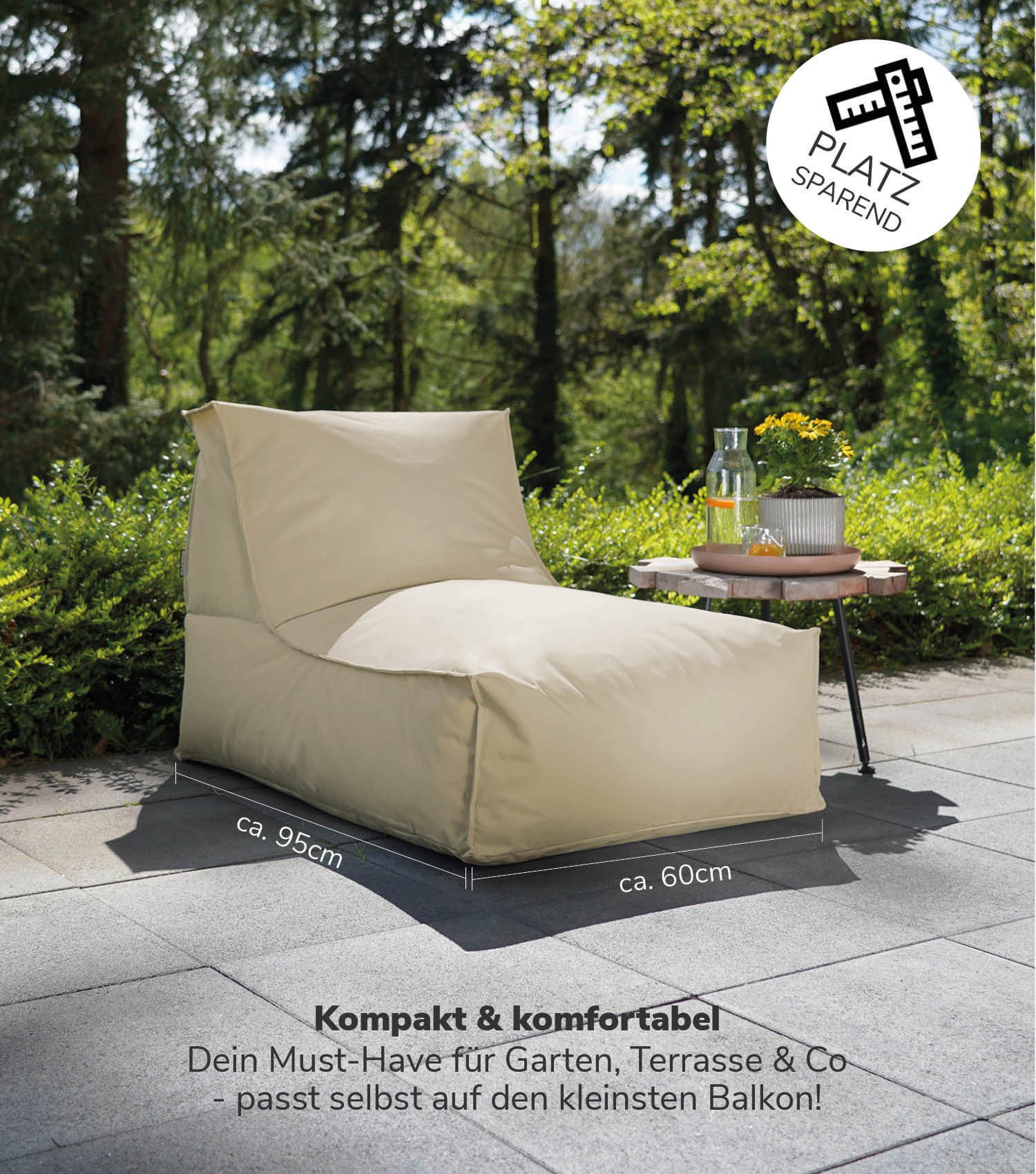 mokebo Sitzsack Der Sundowner (mit Hocker), günstig online kaufen
