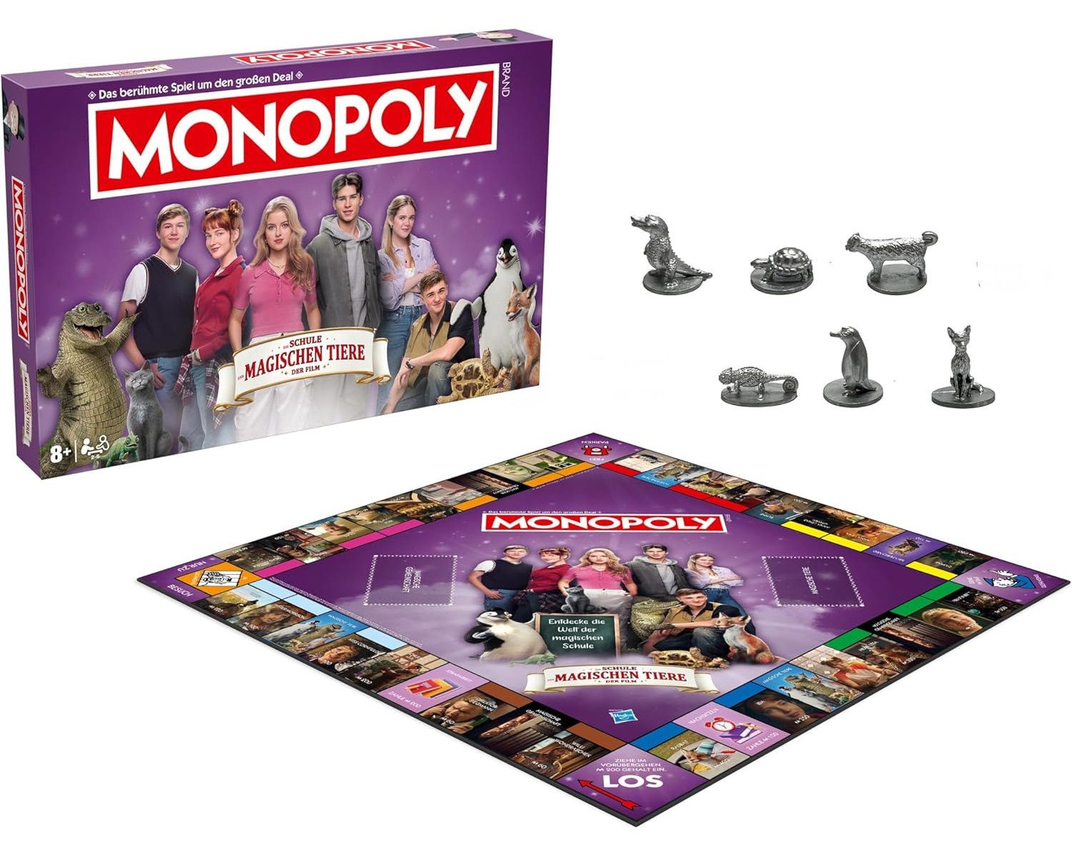 Winning Moves Spiel Monopoly - Schule der magischen Tiere, Brettspiel