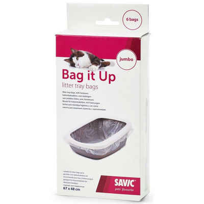 Savic Katzentoilette BAG IT UP Beutel, für große Katzentoiletten 6er Pack