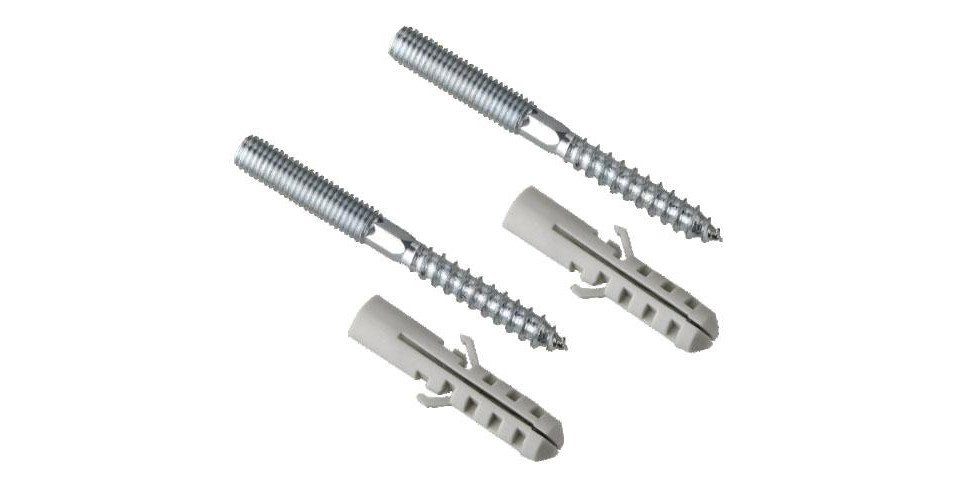 Rohrverbinder Cornat Stockschrauben inkl. Dübel M8 x 120 mm, 2