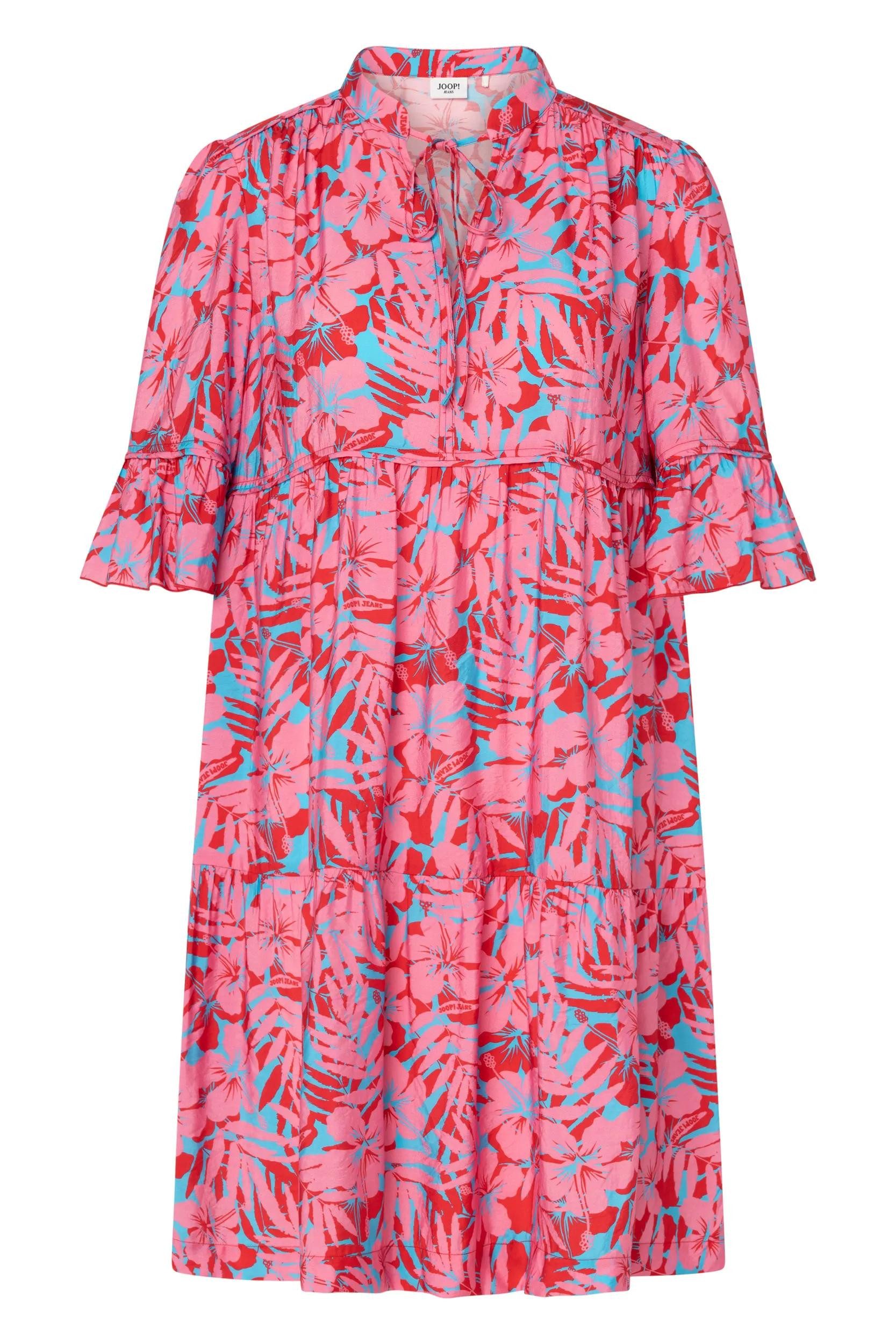 Joop Jeans Sommerkleid Devi A-Linie, floraler Alloverprint günstig online kaufen