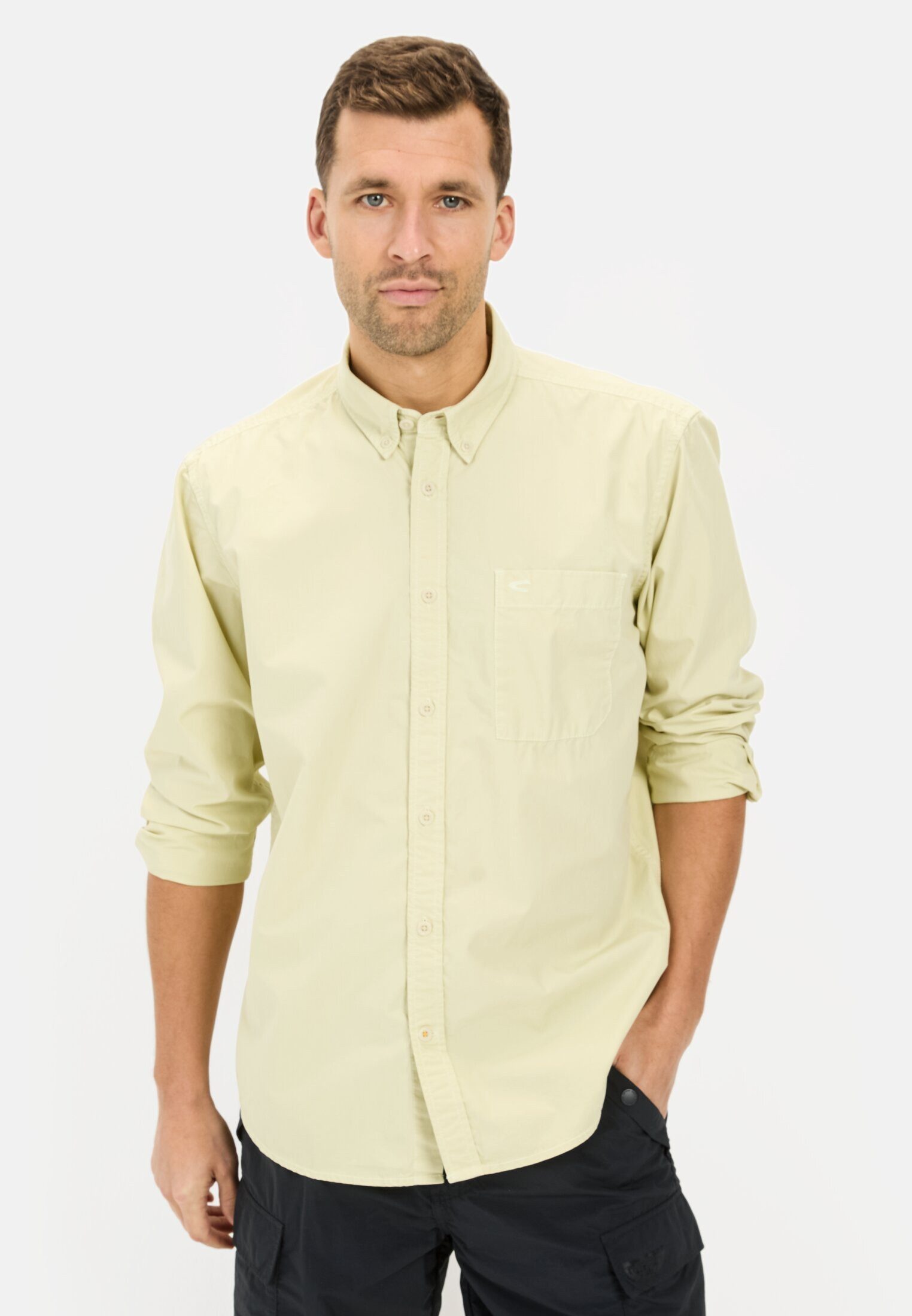 camel active Freizeithemd mit Garment-Dye-Färbung günstig online kaufen