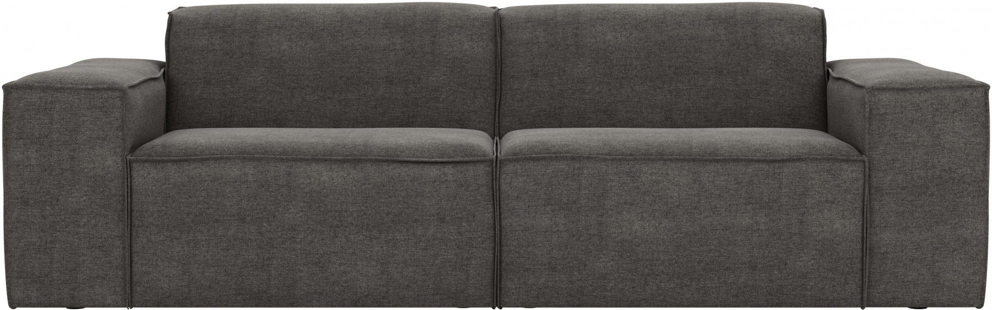 RAUM.ID 3-Sitzer Norvid, modular, Komfortschaum Taschenfederkern oder wahlweise Kaltschaum, gray mit dark