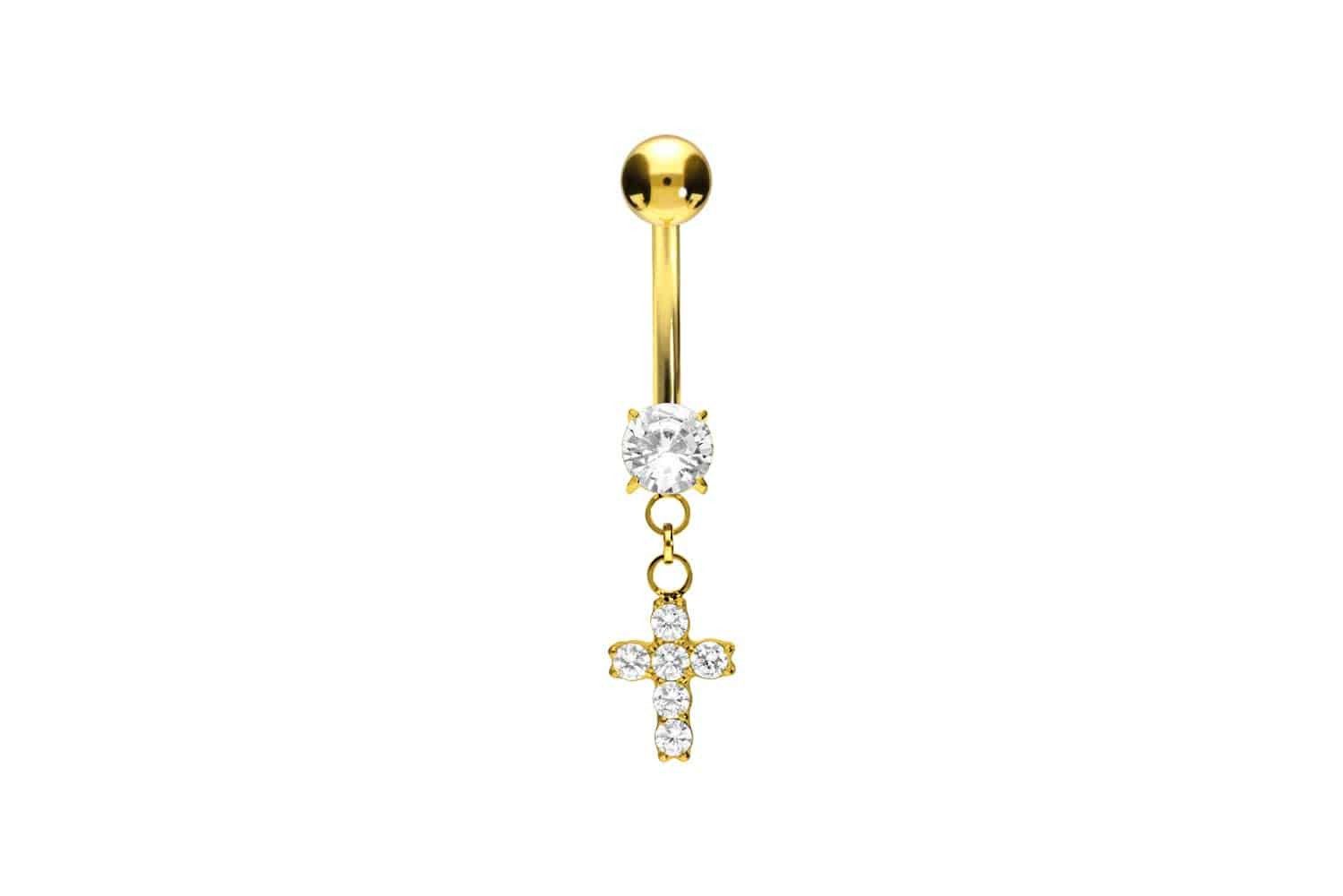 PIERCINGLINE Bauchnabelpiercing Titan Bananabell mit Innengewinde günstig online kaufen
