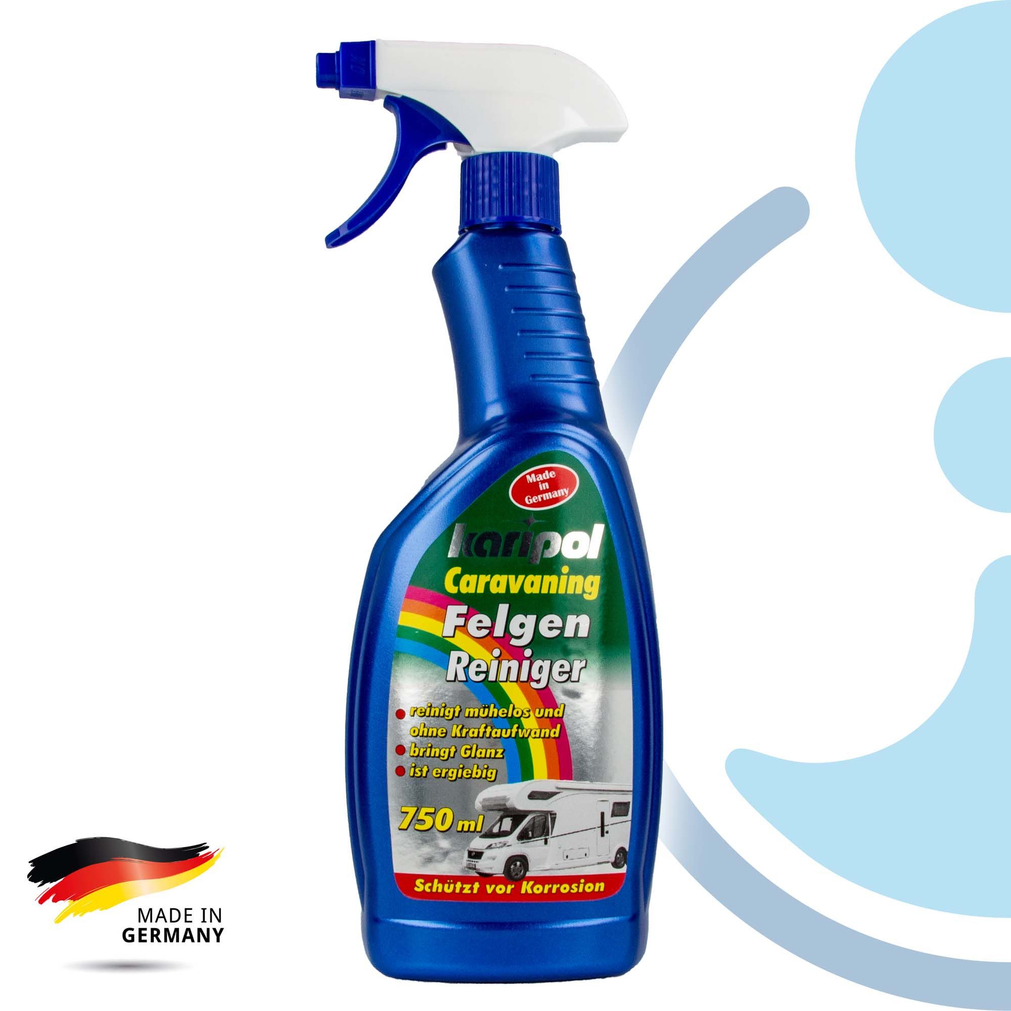 Caravaning Felgenreiniger - 750 ml, Camping, Wohnwagen und Wohnmobile Auto-Reinigungsmittel