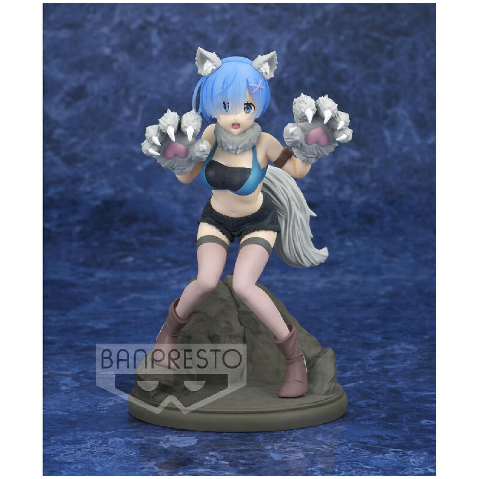 Banpresto Sammelfigur Re:Zero Starting Life in Another World Espresto Monster Motions Ram Fi