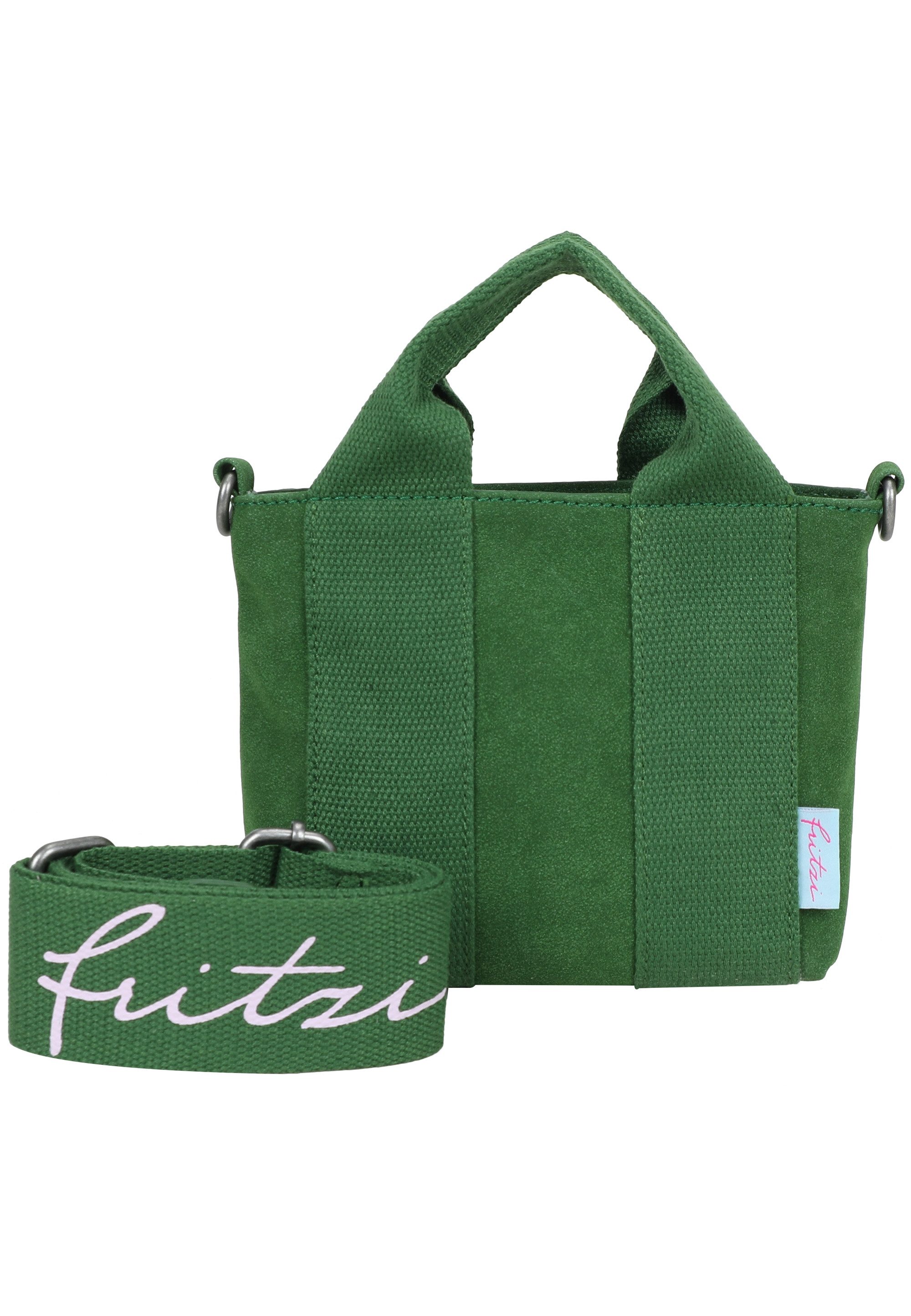 Fritzi aus Preußen Schultertasche Fritzi Bini Jacky Greenini, mit breitem Webbing-Schulterriemen