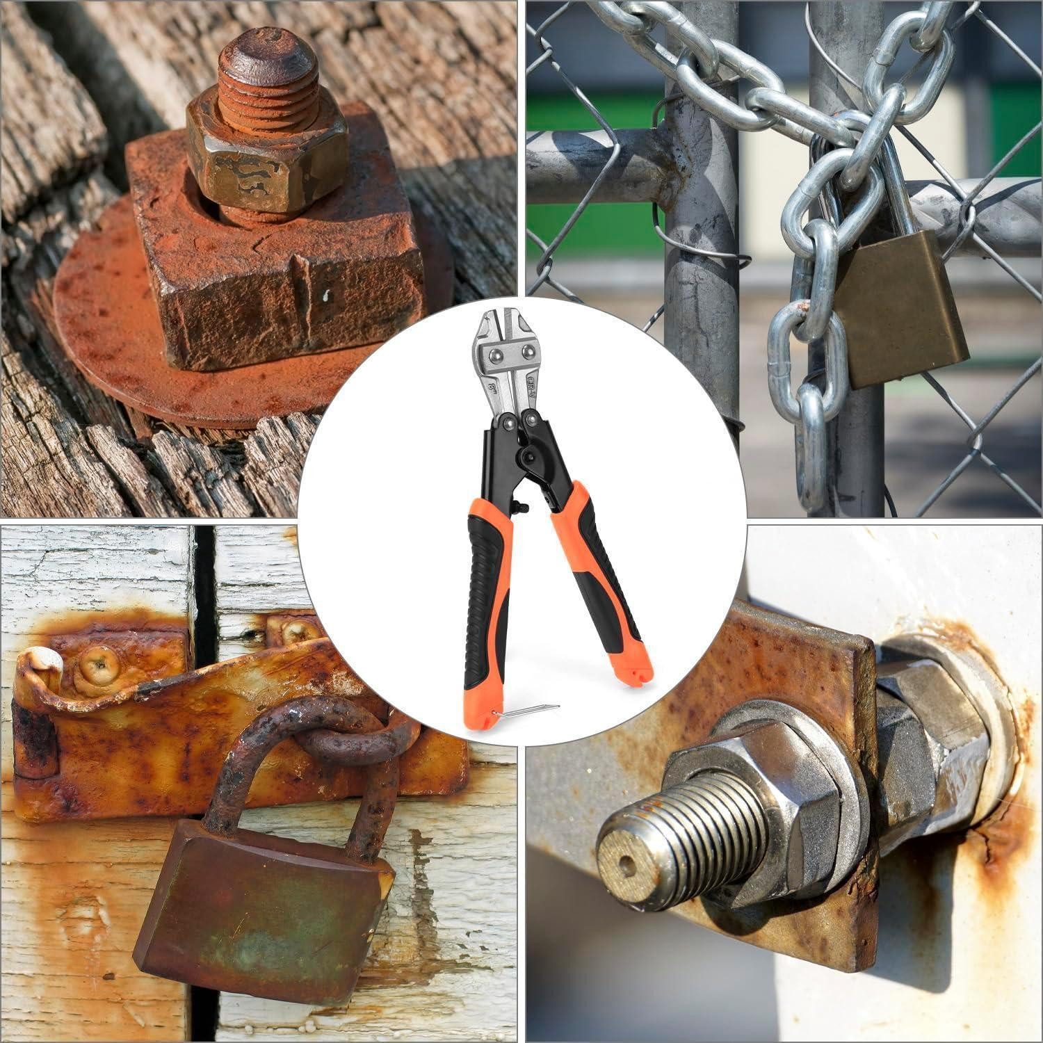 LuxusKollektion Bolzenschneider Bolzenschneider 220 mm Cr-V kompakt rutschfester Griff