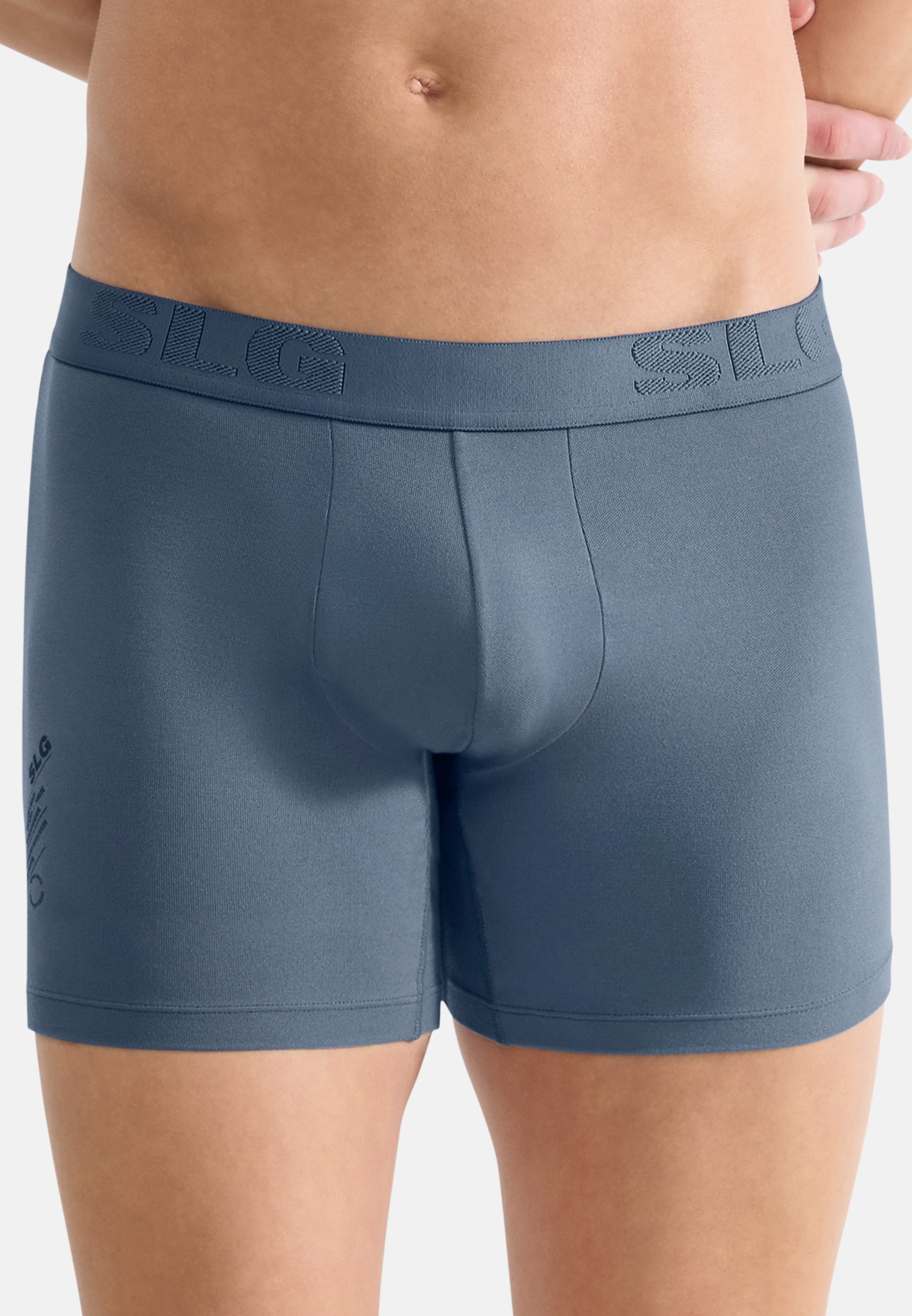 sloggi Retro Boxer 6er Pack SLG Base Soft (Spar-Set, 6-St) Long Short / Pant - ohne Eingriff - Atmungsaktiv