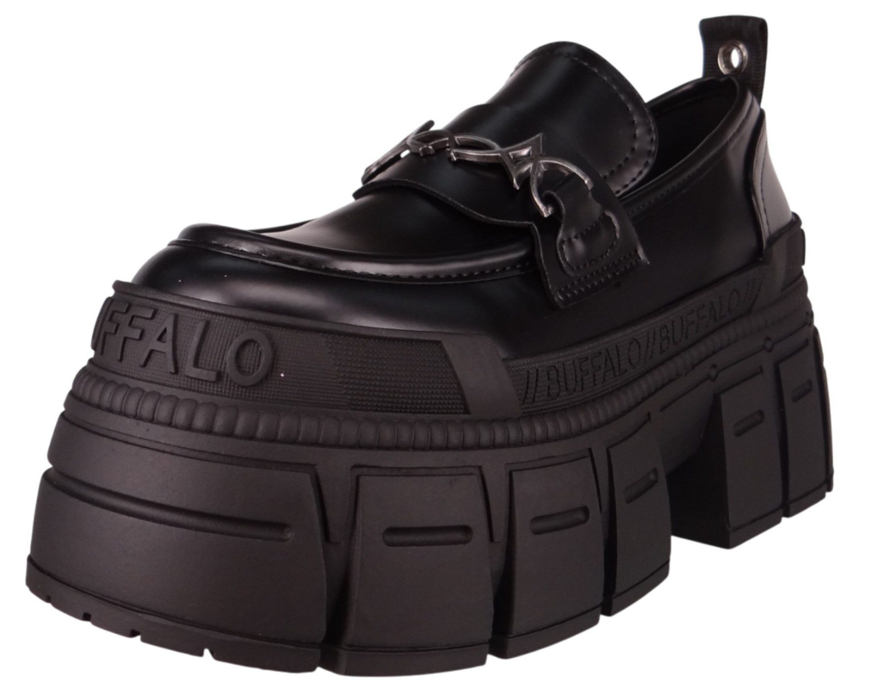 Buffalo 1624091 Gospher Лоферы Tribal Black Слипперы