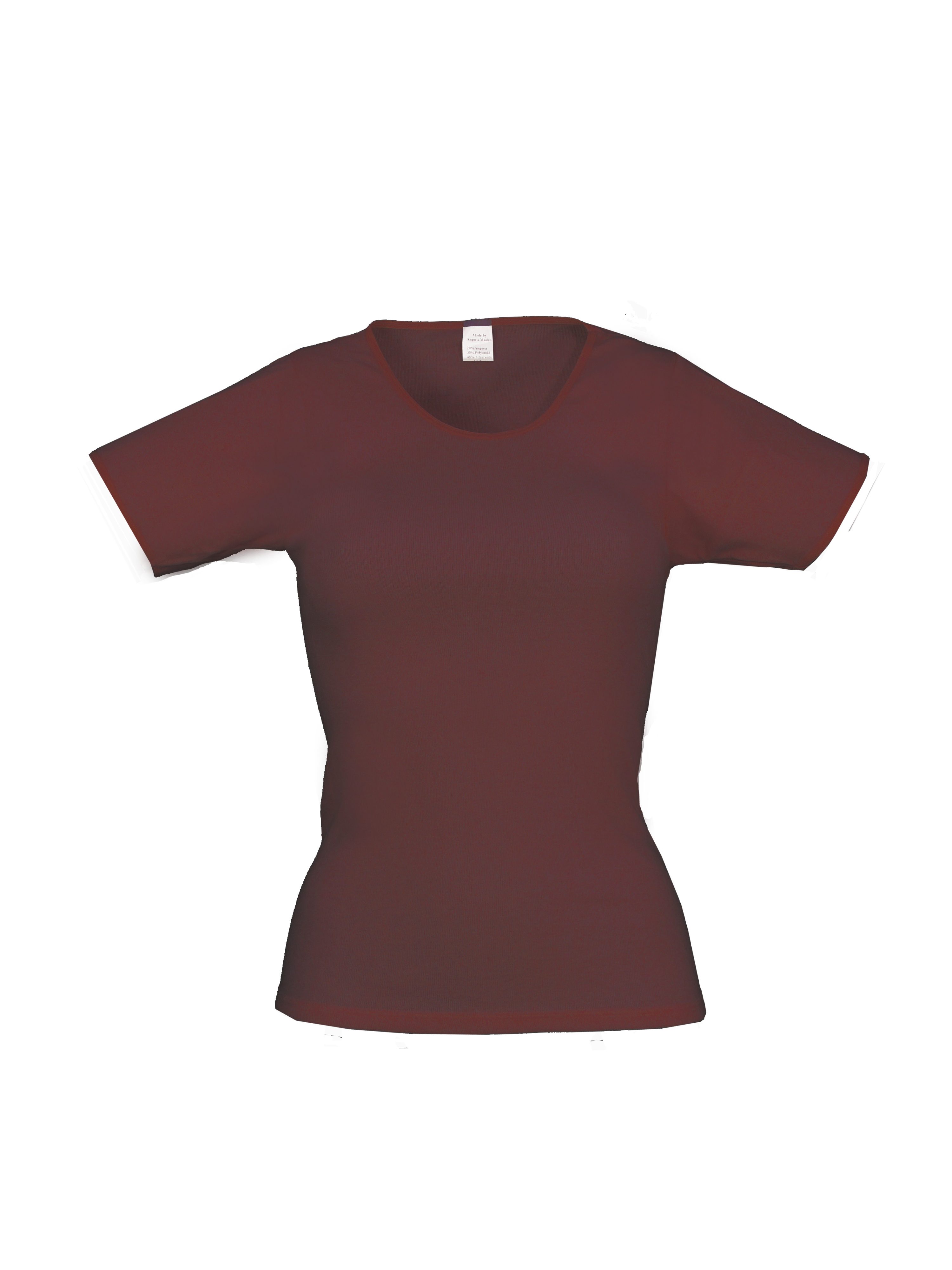 Unterhemd für Damen mit 1/2 Arm reine Naturwäsche Schurwolle (Merino)&Baumwolle