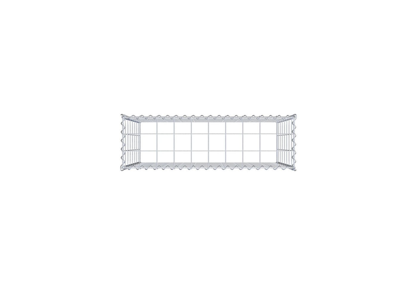 Thumbnail - Gabiona Gabionenzaun Anbaugabione Typ 3 100 cm x 80 cm x 30 cm (L x H x T), Maschenweite, (Anbaugabione Typ 3 100 cm x 8...