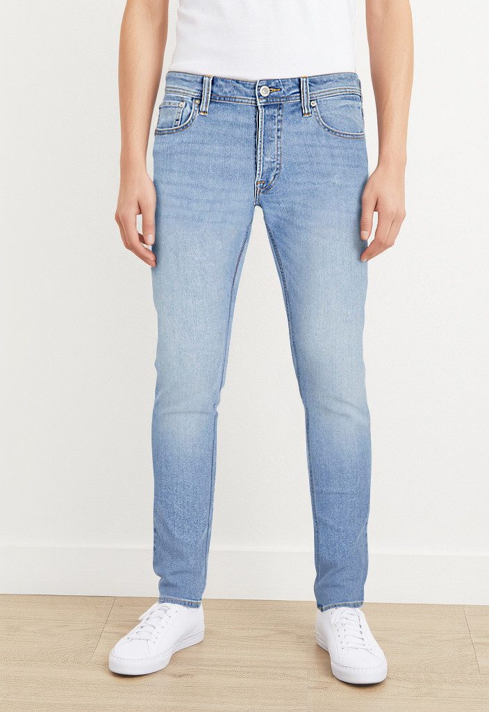Jack & Jones Slim-fit-Jeans JJIGLENN mit Used-Look und Stretchkomfort Abrie günstig online kaufen