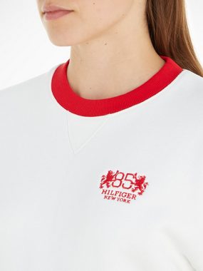 Tommy Hilfiger Sweatshirt REG C-NK CREST 85 SWEATSHIRT mit Logostickerei