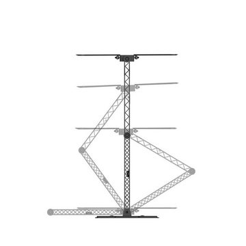 Hama TV-Wandhalter Arm 72cm ausziehbar, 81 - 165 cm (32"- 65),43",50",55" TV-Wandhalterung, (bis 65 Zoll)