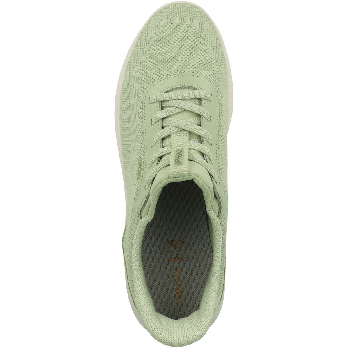 Geox D Spherica Plus A Damen Sneaker Turnschuhe, Sportschuhe, Freizeitschuhe, Halbschuhe, Schnürschuhe