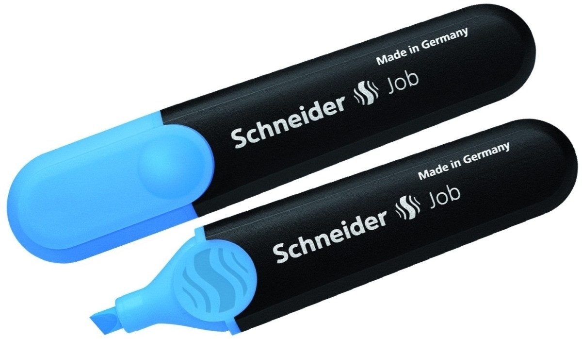 SCHNEIDER Marker Textmarker Job 150 blau (10 Stück)