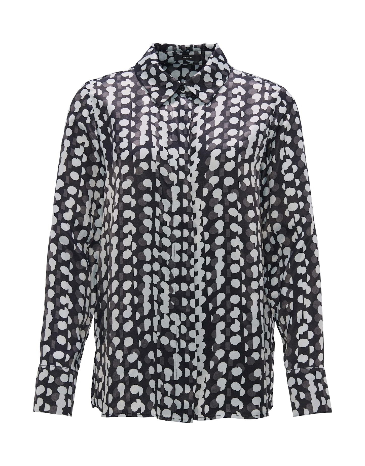 OPUS Satinbluse Hemdbluse FOSMO Regular aus Satin günstig online kaufen