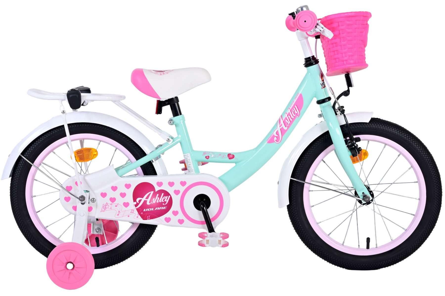 Kinderfahrrad Volare Ashley - Mädchen - 16 Zoll - Grün