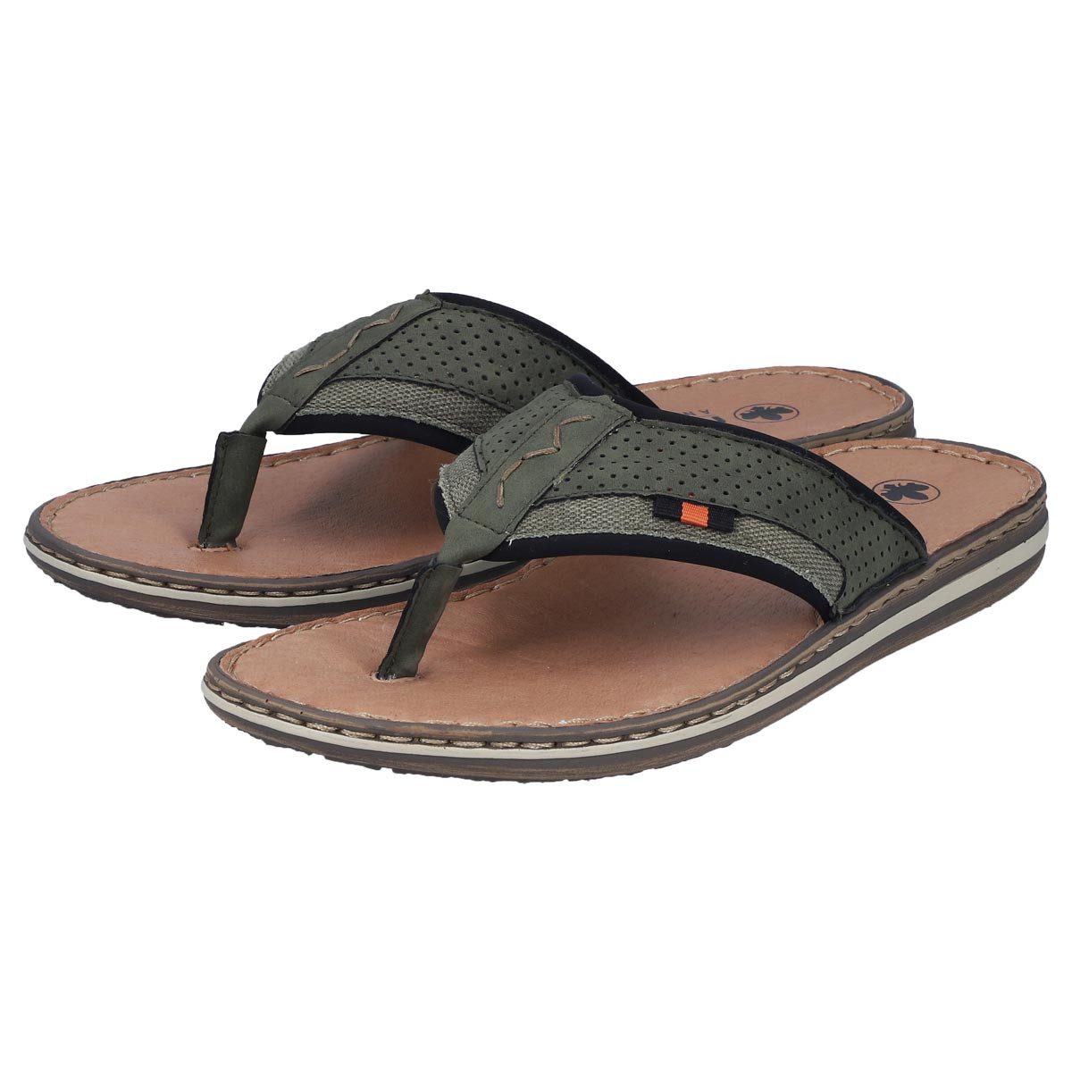 Rieker Comfort Zehentrenner (1-tlg) Zehenstegsandalen - Schockabsorbierende Sohle