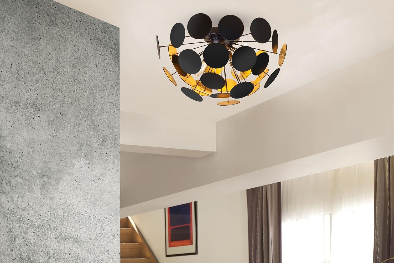lightling Deckenleuchte Dismo, ohne Leuchtmittel, Deckenmontage, E14