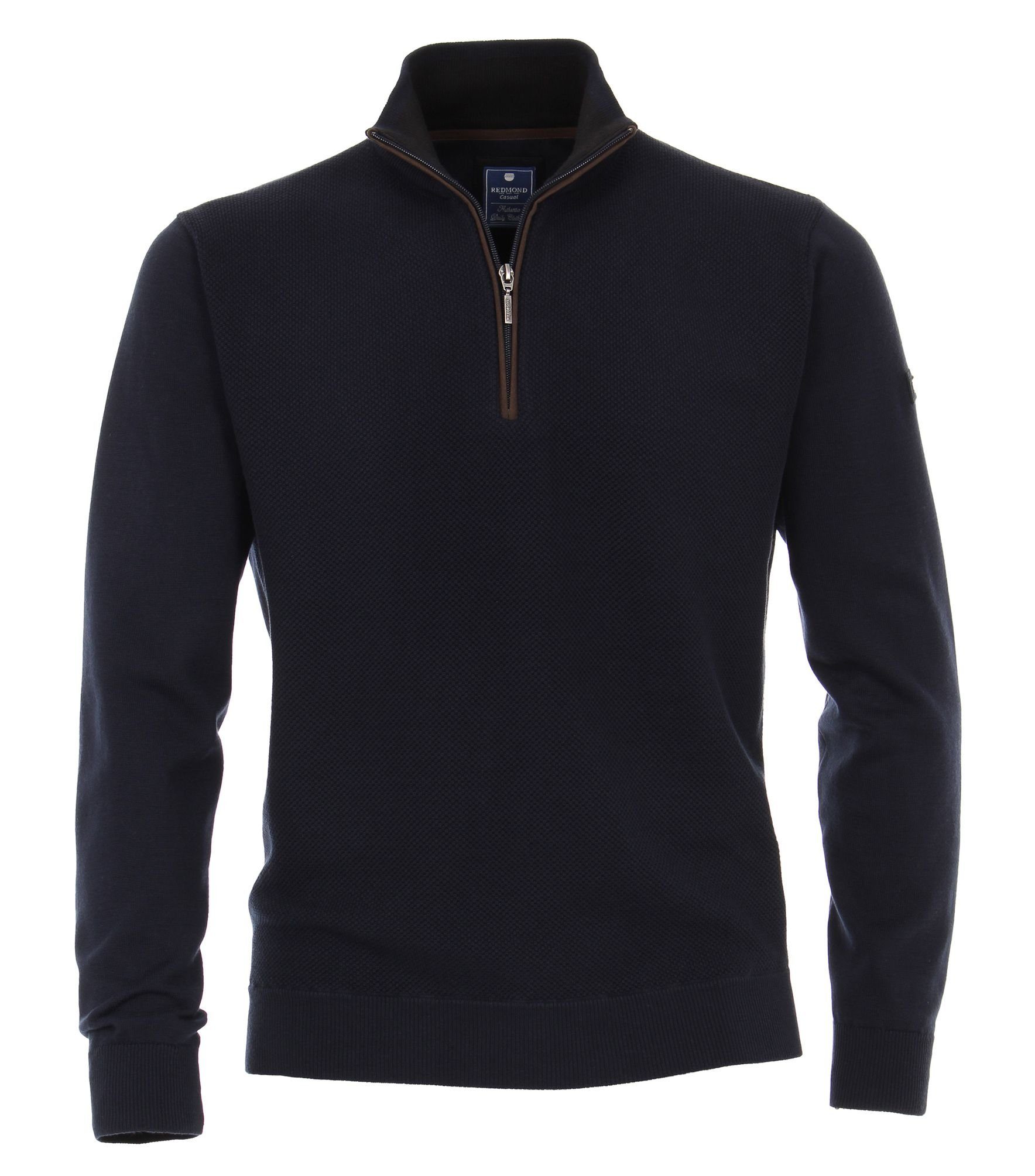 Redmond Troyer Sweatshirt Reißverschluss Blau(11)