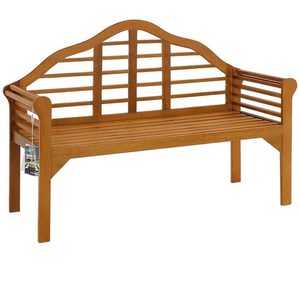 Deuba Gartenbank Marlboro, Wetterfest Eukalyptus Holz FSC®-zertifiziert 135x52x100cm 320kg