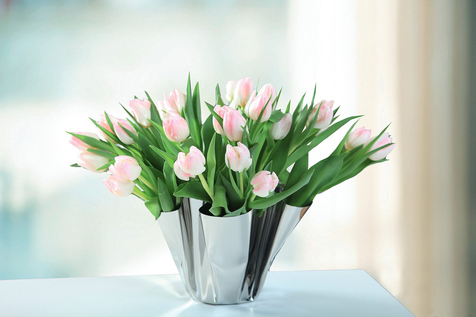 PHILIPPI Dekovase, Edelstahl, hochglanzpoliert, 20 (h) cm