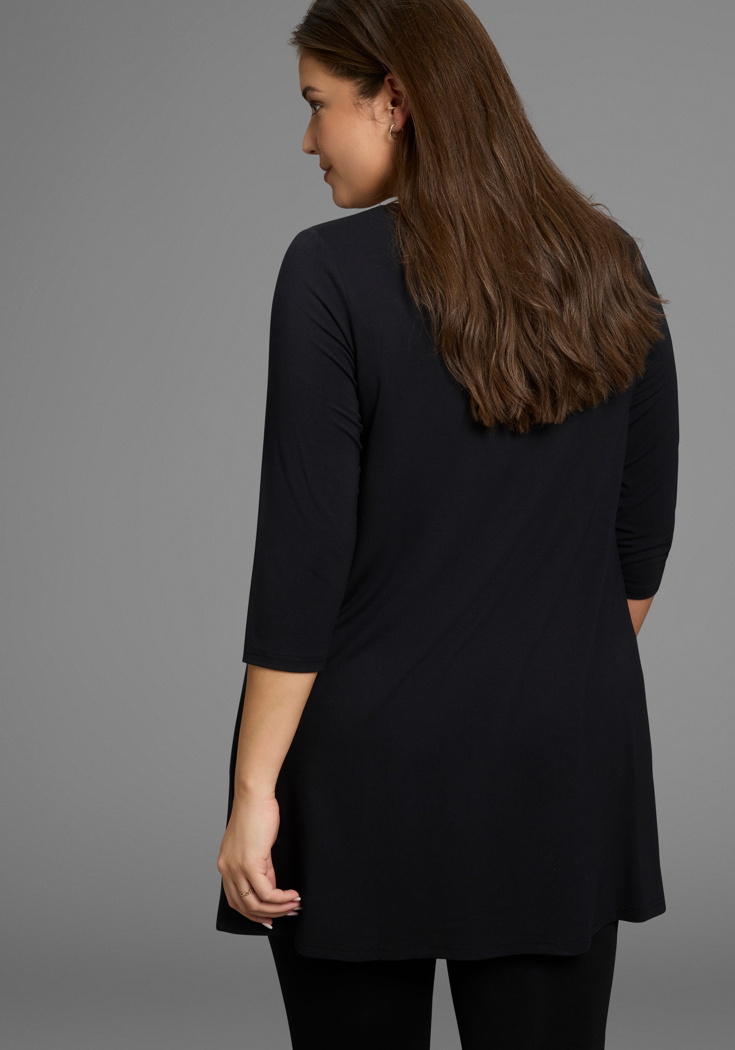 Laura Scott CURVE Tunikashirt mit 3/4-Ärmeln günstig online kaufen