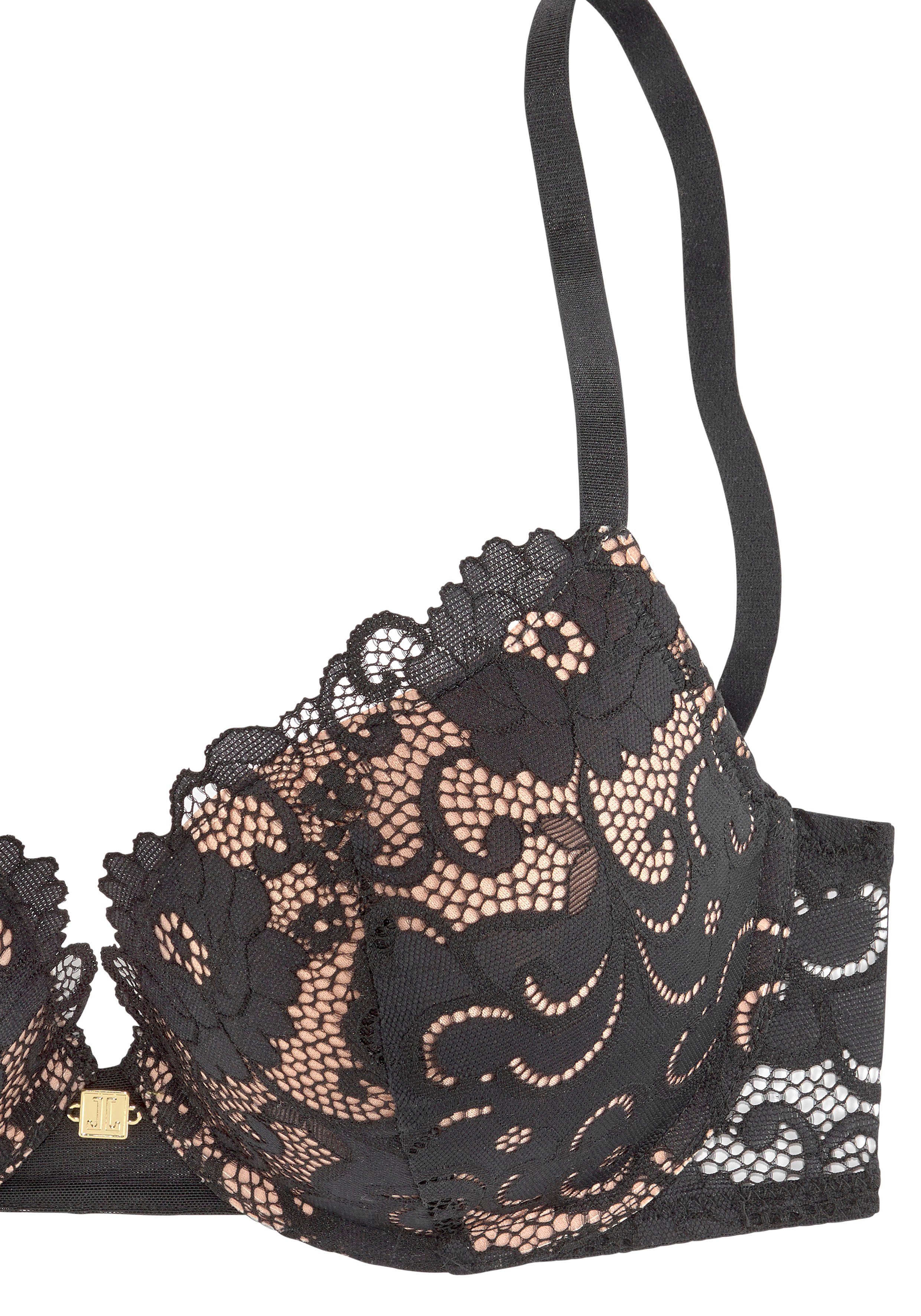 JETTE Push-up-BH aus floraler Spitze, Dessous – Bild 4 von 5