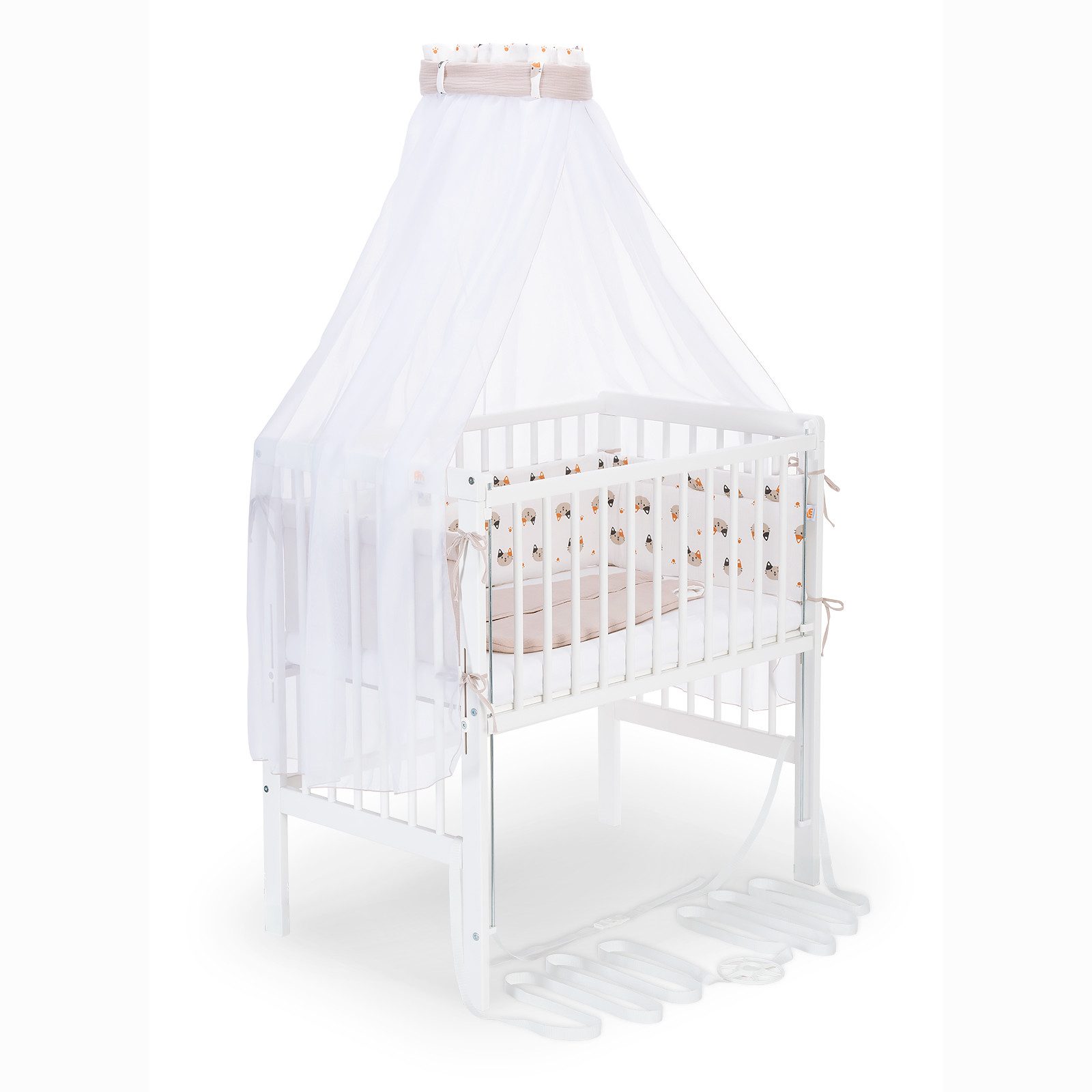 FabiMax Beistellbett Flex weiß, 2in1, Beistellbett günstig online kaufen