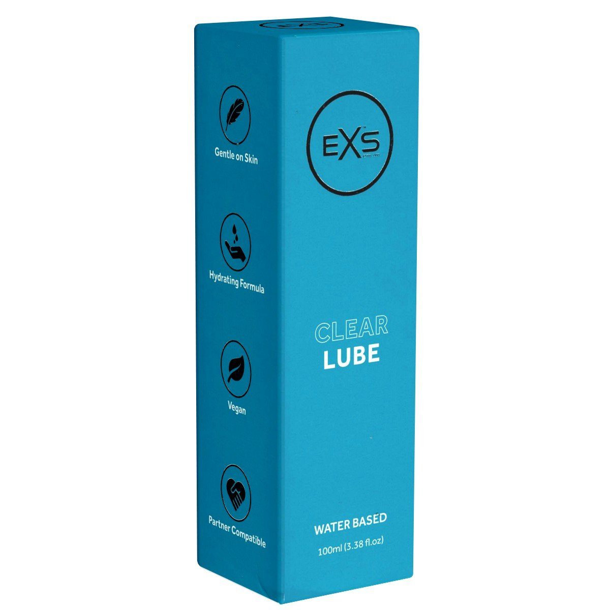 EXS Gleitgel Clear Lube - parabenfreies Gleitgel, Flasche mit 100ml, transparent, hypoallergen, lange gleitfähig