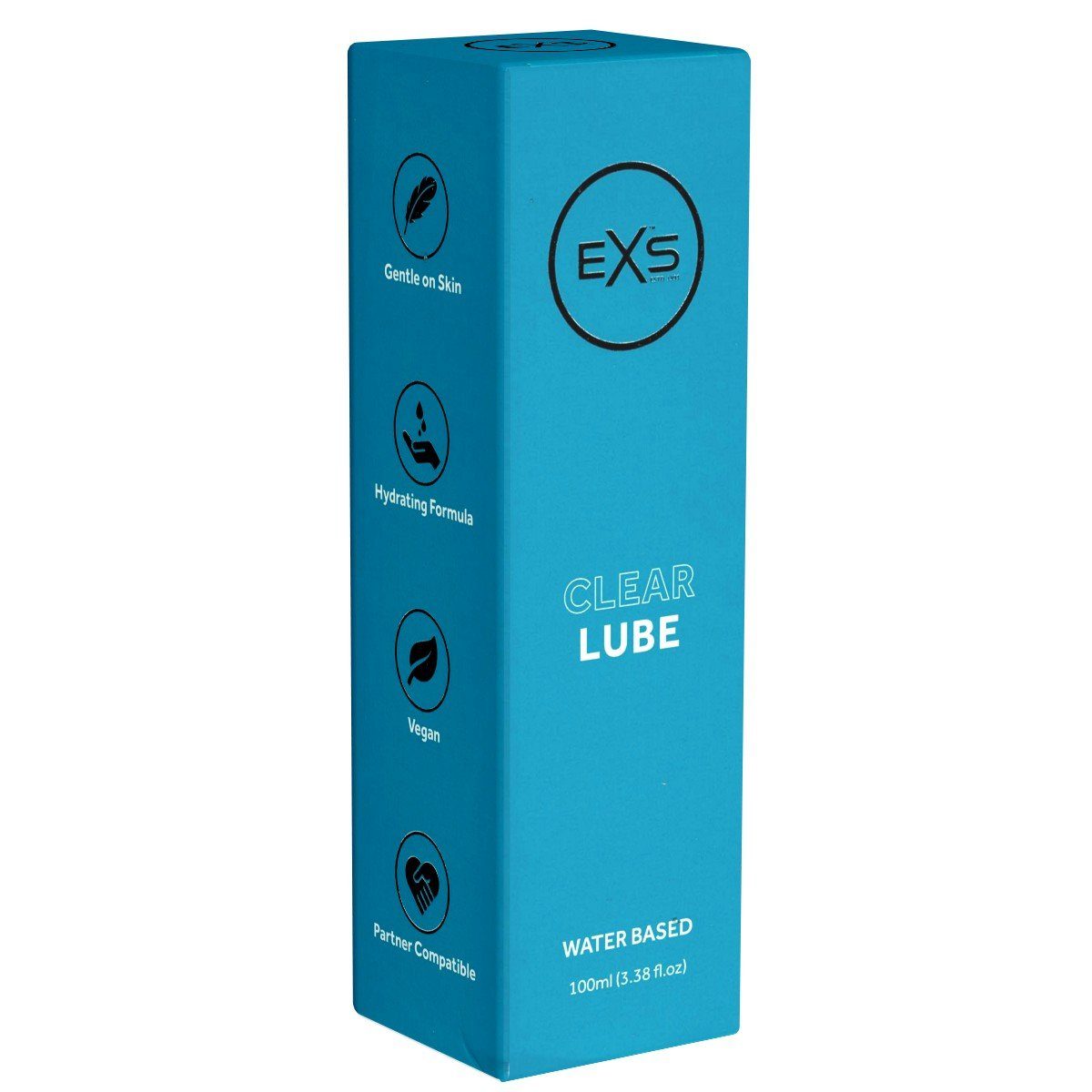 EXS Gleitgel Clear Lube - parabenfreies Gleitgel, Flasche mit 100ml, 1-tlg., transparent, hypoallergen, lange gleitfähig