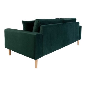 ebuy24 Sofa Lido Sofa 2,5 Pers. velour inkl. 2 dekorative Kiss