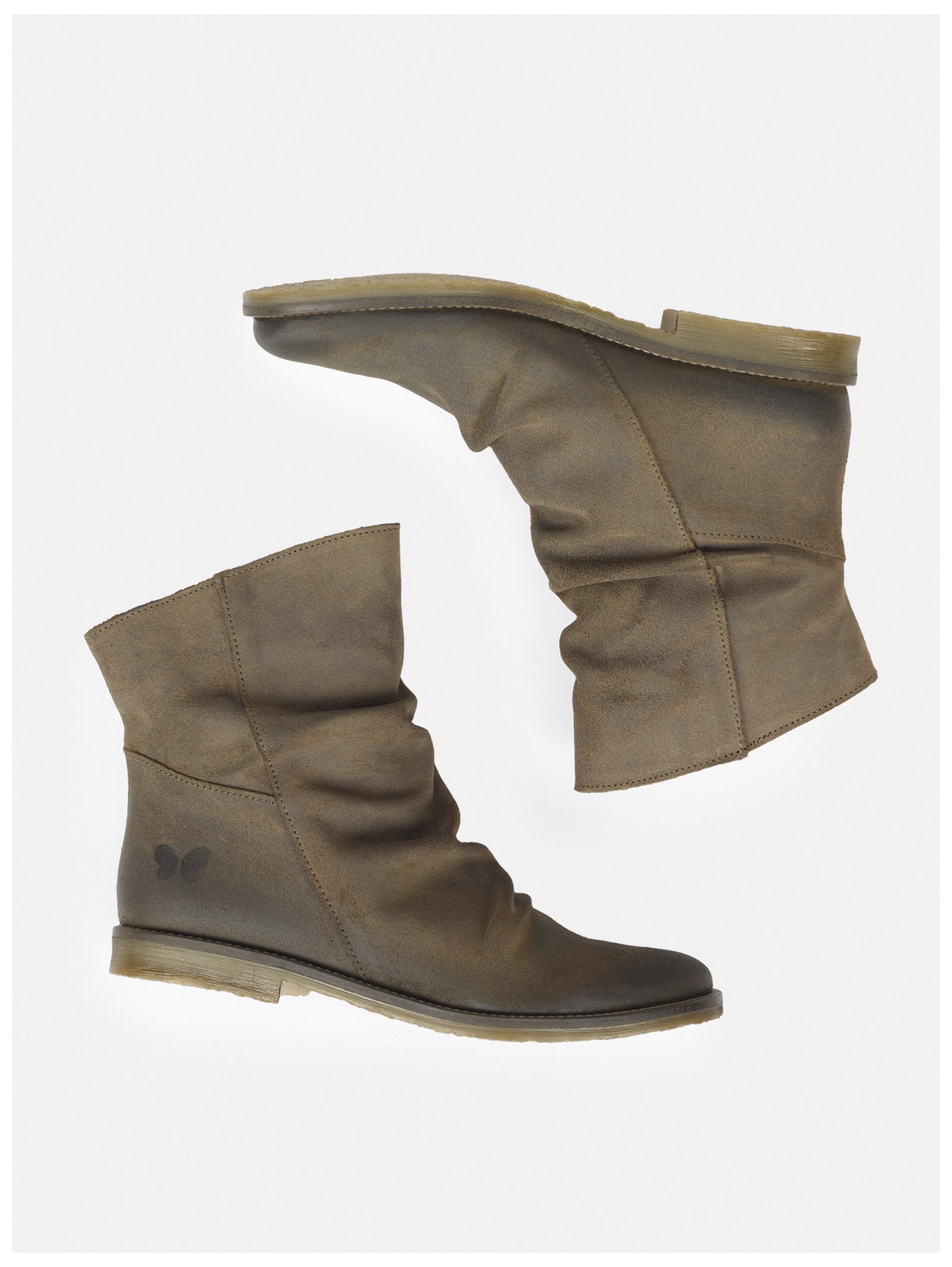 Felmini Stiefelette Veloursleder . Stiefelette (1-tlg)