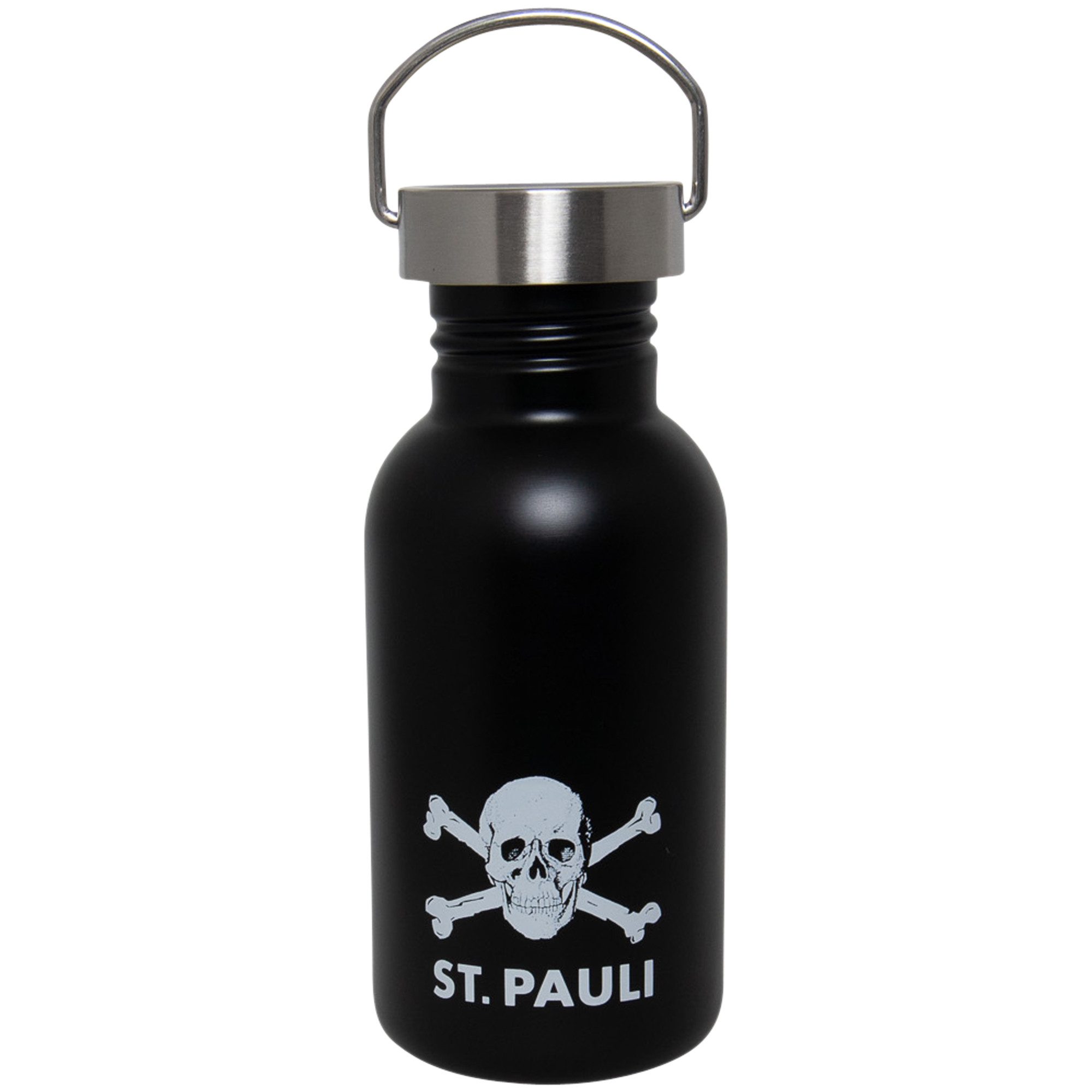 FC St. Pauli Trinkflasche FC St. Pauli - Trinkflasche Edelstahl Totenkopf - 500 ml