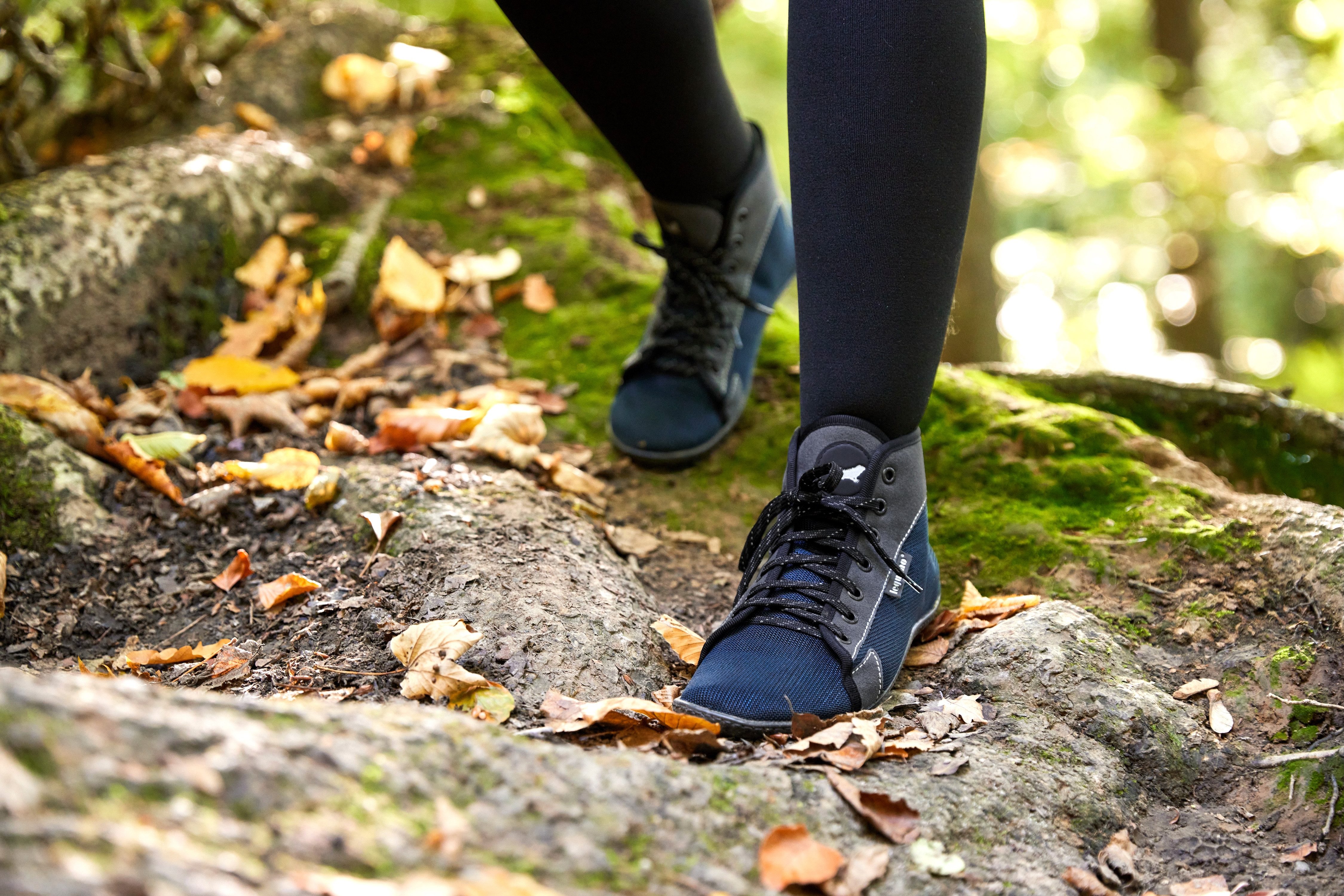 Leguano JASPAR Barfußschuh, Bequemschuh, Schnürboots mit speziell entwickelter Laufsohle