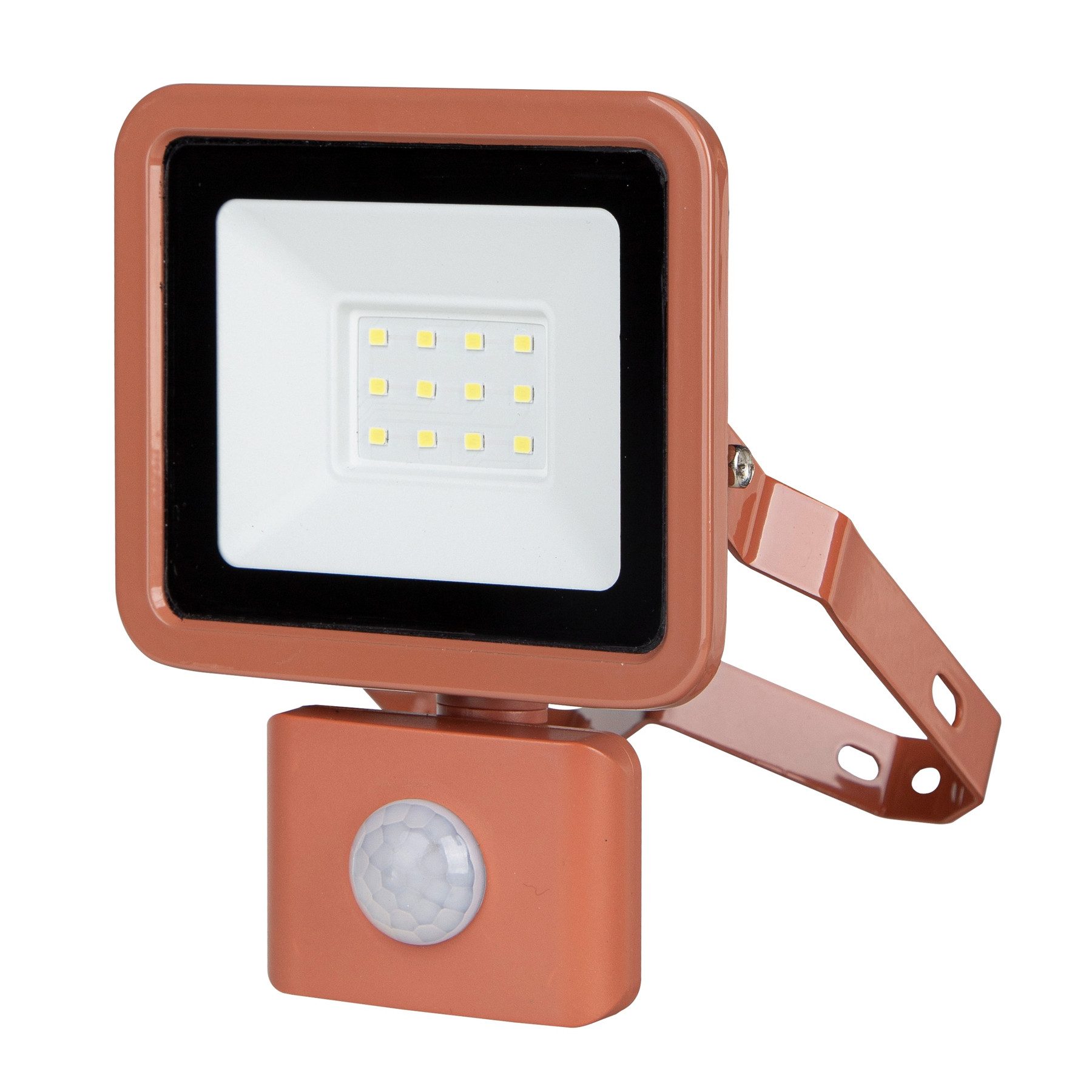 REV LED Flutlichtstrahler REV LED-Fluter Eco+, mit Bewegungssensor, 10W, 6500K, 800lm, IP44