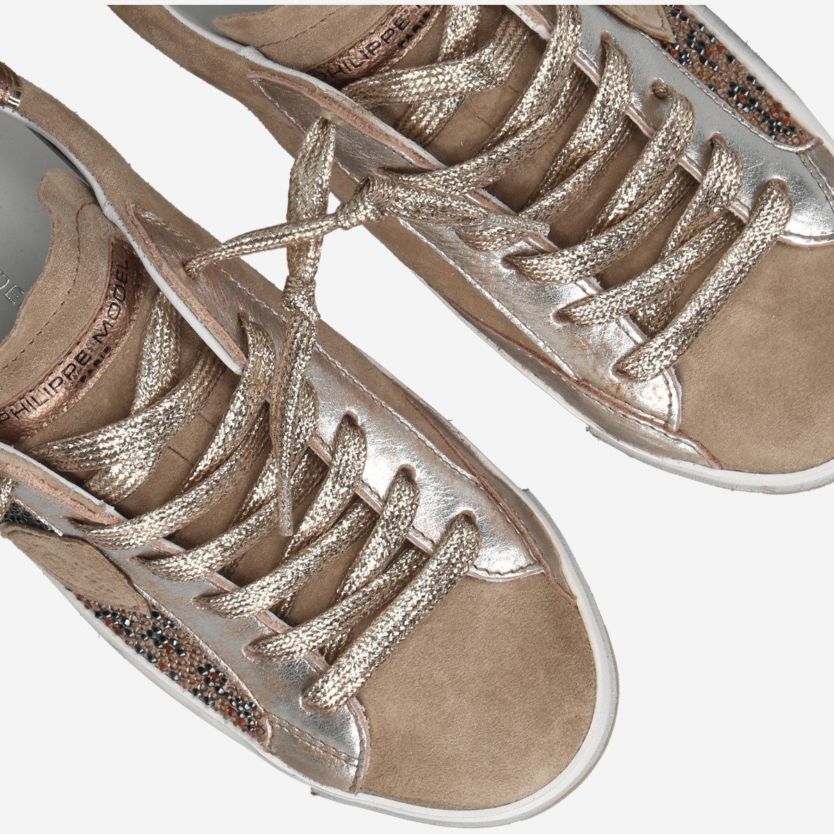 PHILIPPE MODEL Philippe Model PRSX LOW, Sneaker, Gold, Damen Sneaker