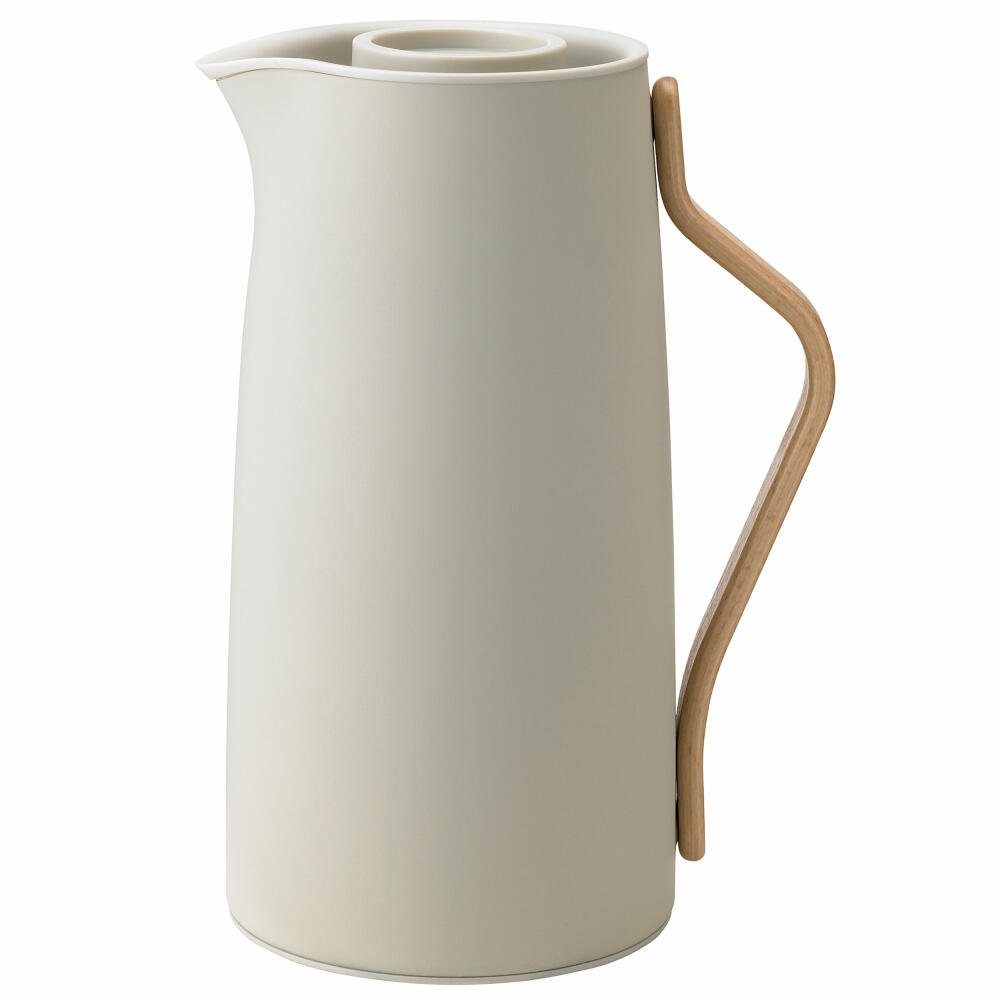 Stelton Isolierkanne Emma für Kaffee - Soft Sand 1.2 L, 1,2 l, Edelstahl-Thermoeinsatz