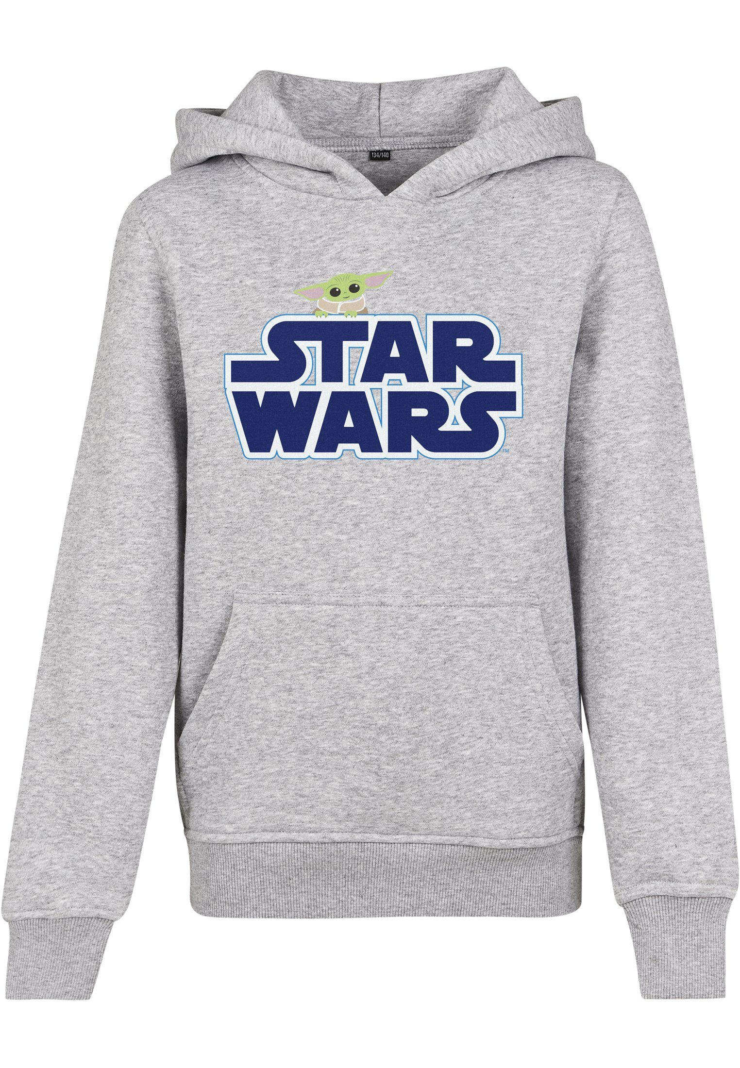 MisterTee Hoodie Kinder Kids Star Wars Blue Logo Hoody (1-tlg)