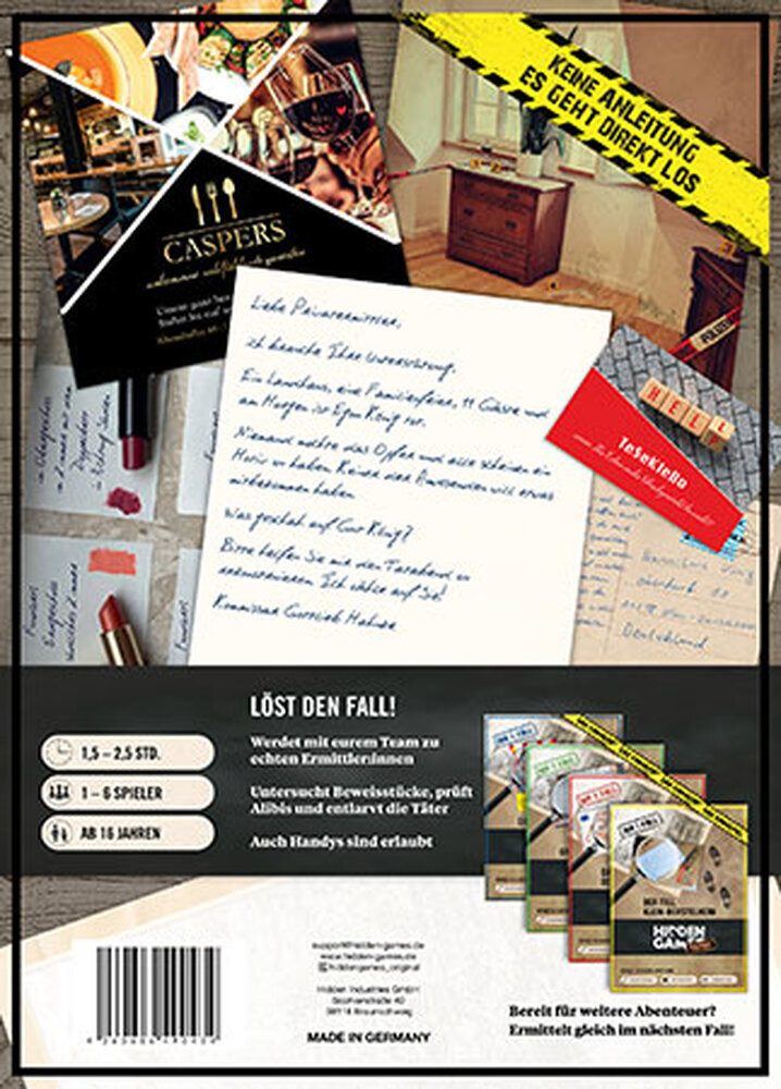 Pegasus Spiele Spiel Hidden Games Tatort: Königsmord (5.Fall)