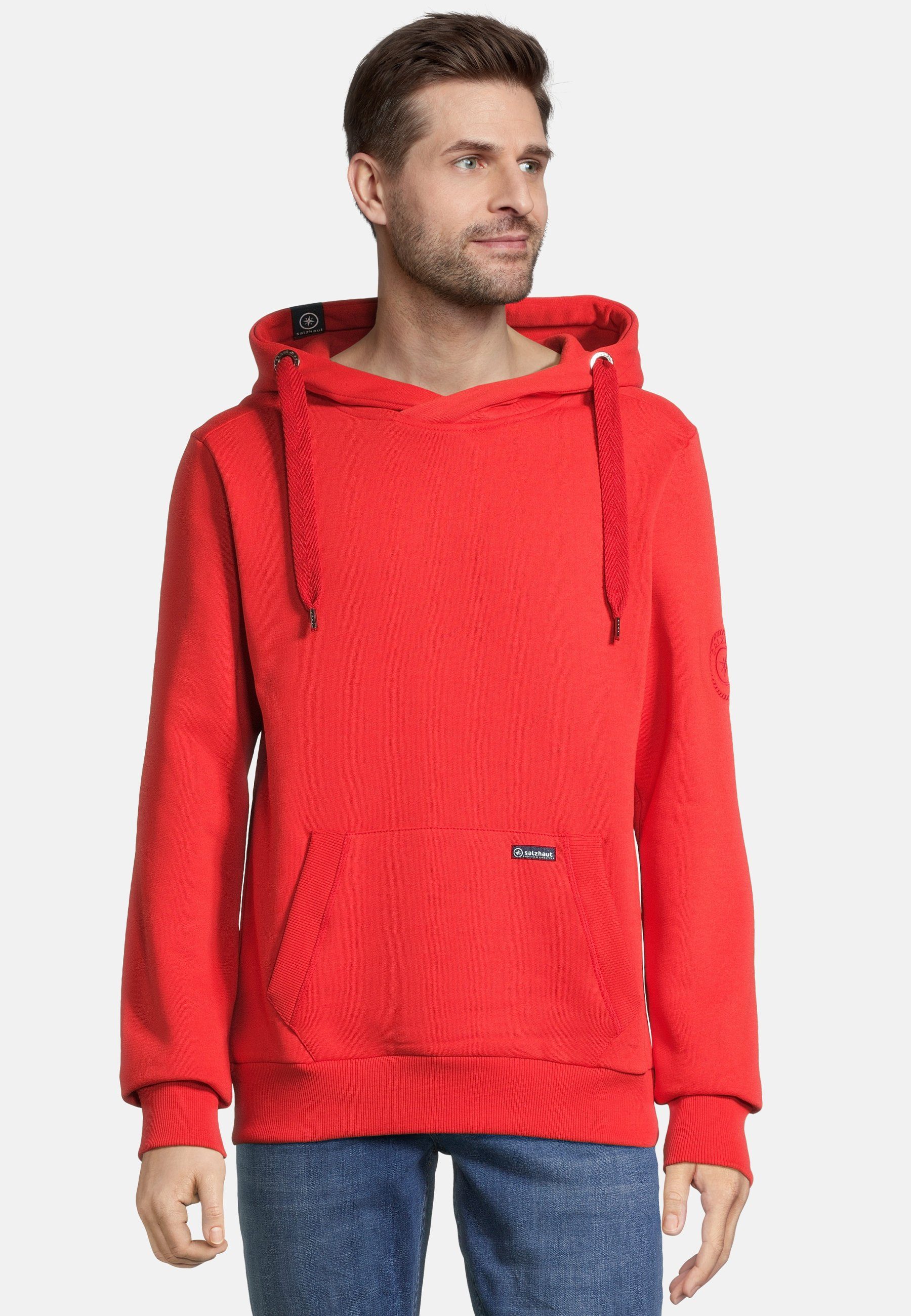 salzhaut Hoodie HEFF Herren Regular Fit salzhaut Kapuzenpullover – bequemer Fit und nordisch klares Design