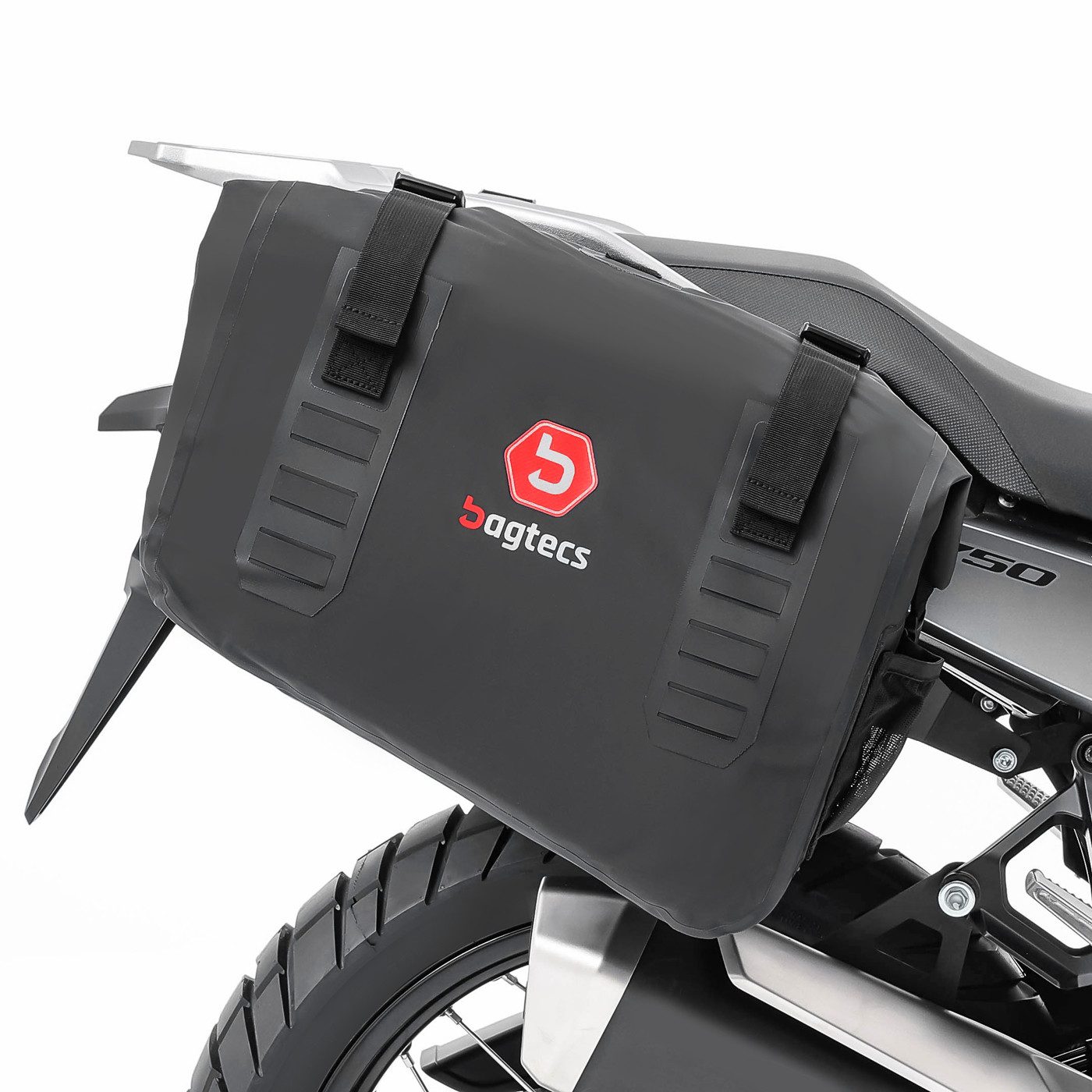 Bagtecs Reisetasche Set Satteltaschen WD1 + Seitenträger passend für Honda Transalp XL 750