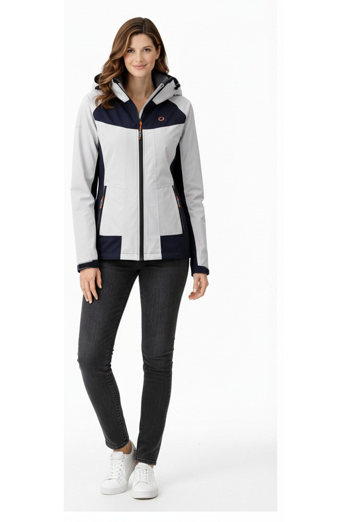 LPO Funktionsjacke Franja Outdoorjacke II wasserdichter Front-RV