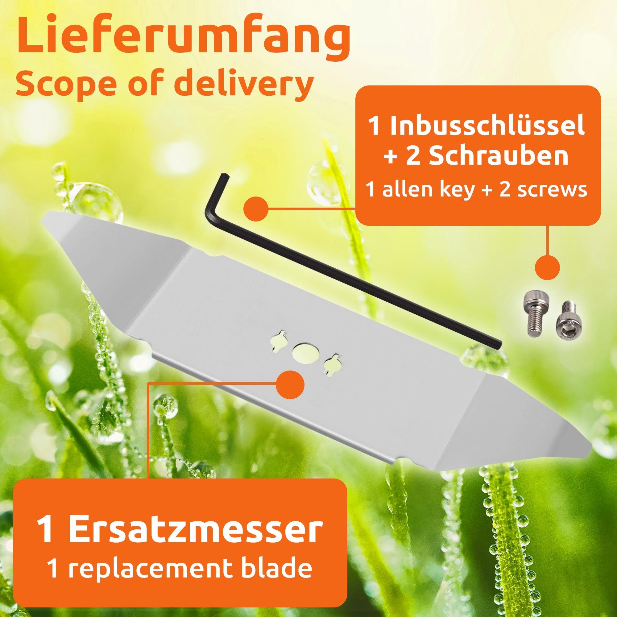 ECENCE Mährobotermesser 1x Ersatz-Messer Messer-set Ersatz-Klinge günstig online kaufen